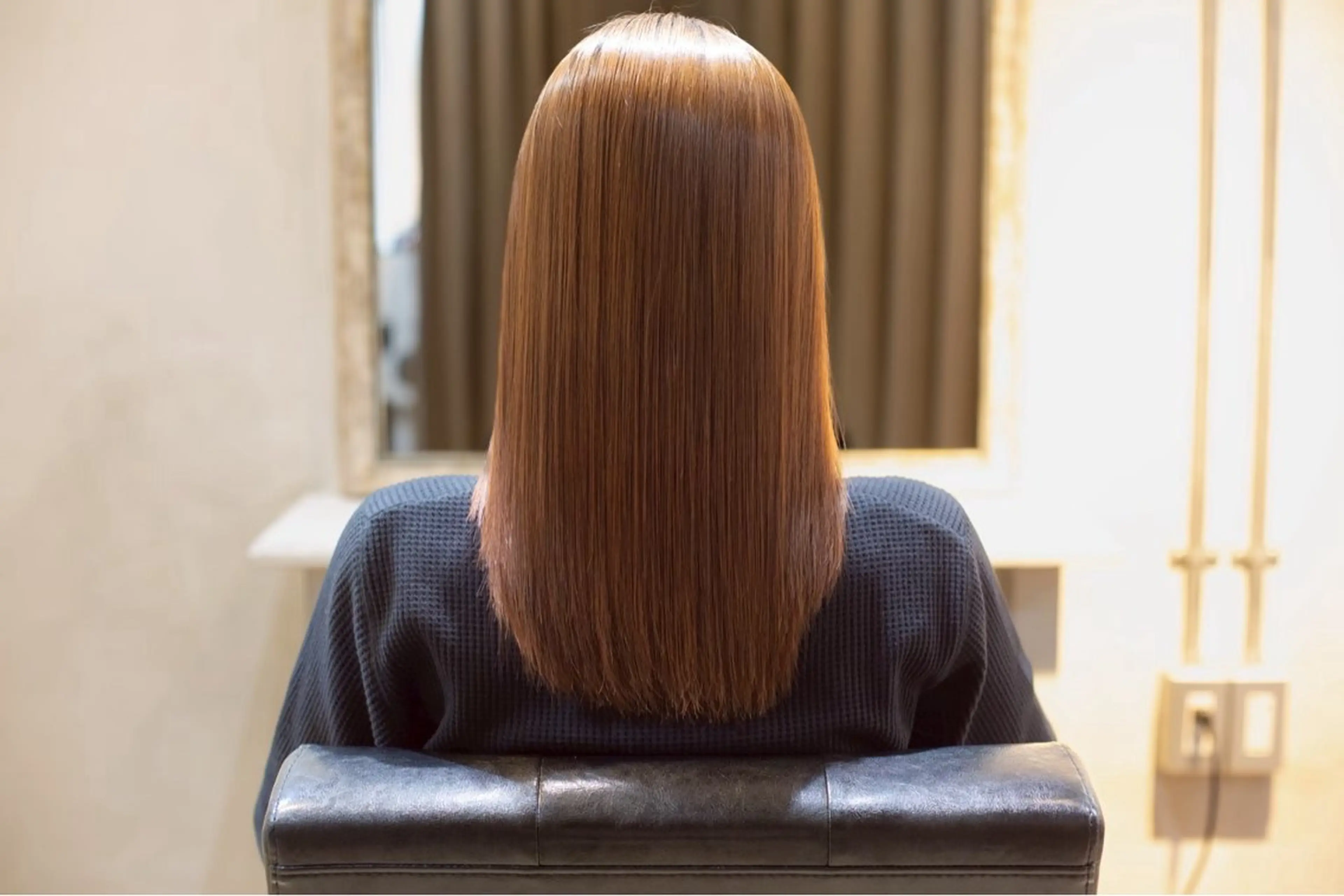 髪質改善カラーの写真