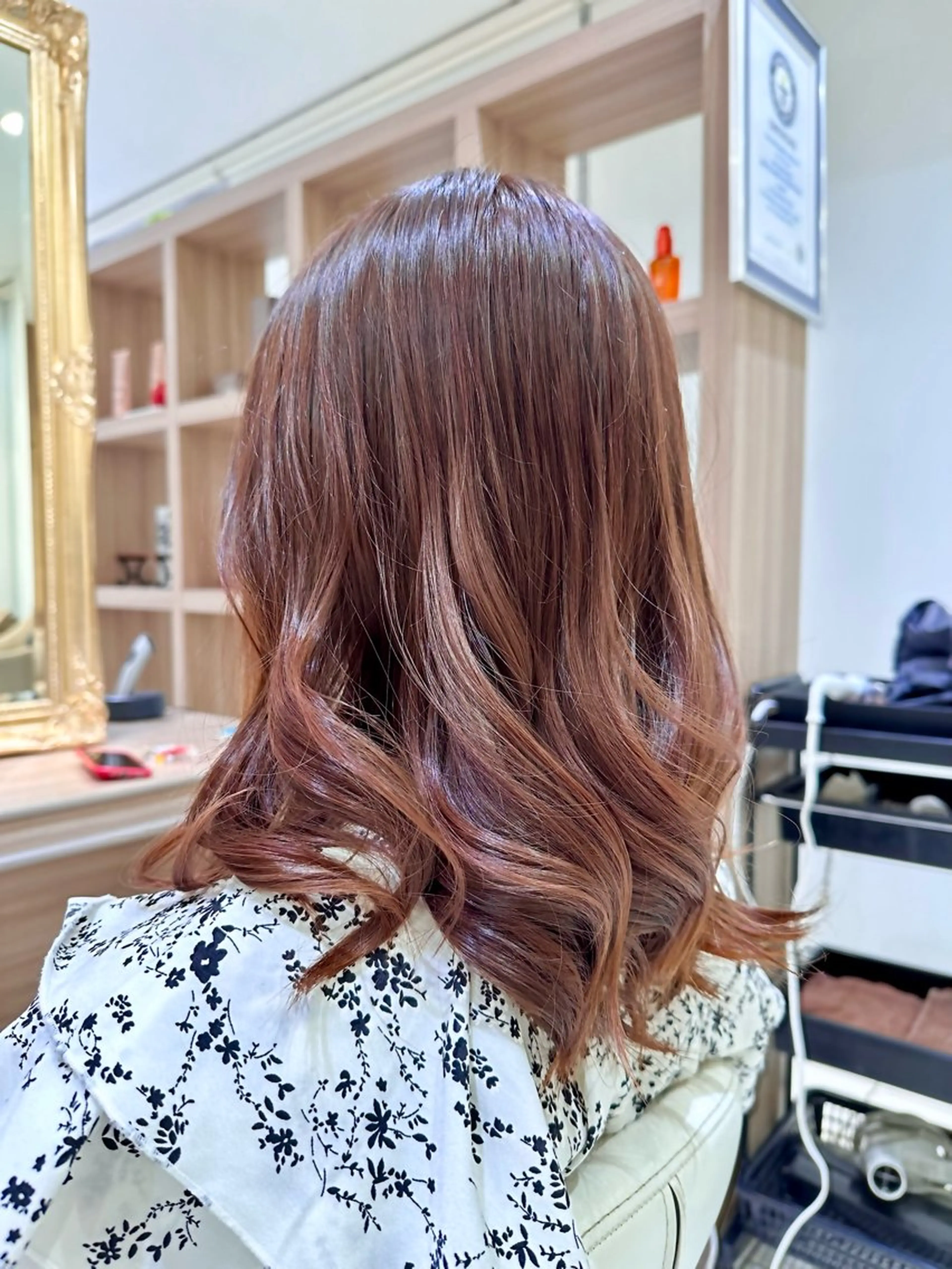セミロング 🎀艶髪カラー🎀 Aiのヘアスタイル