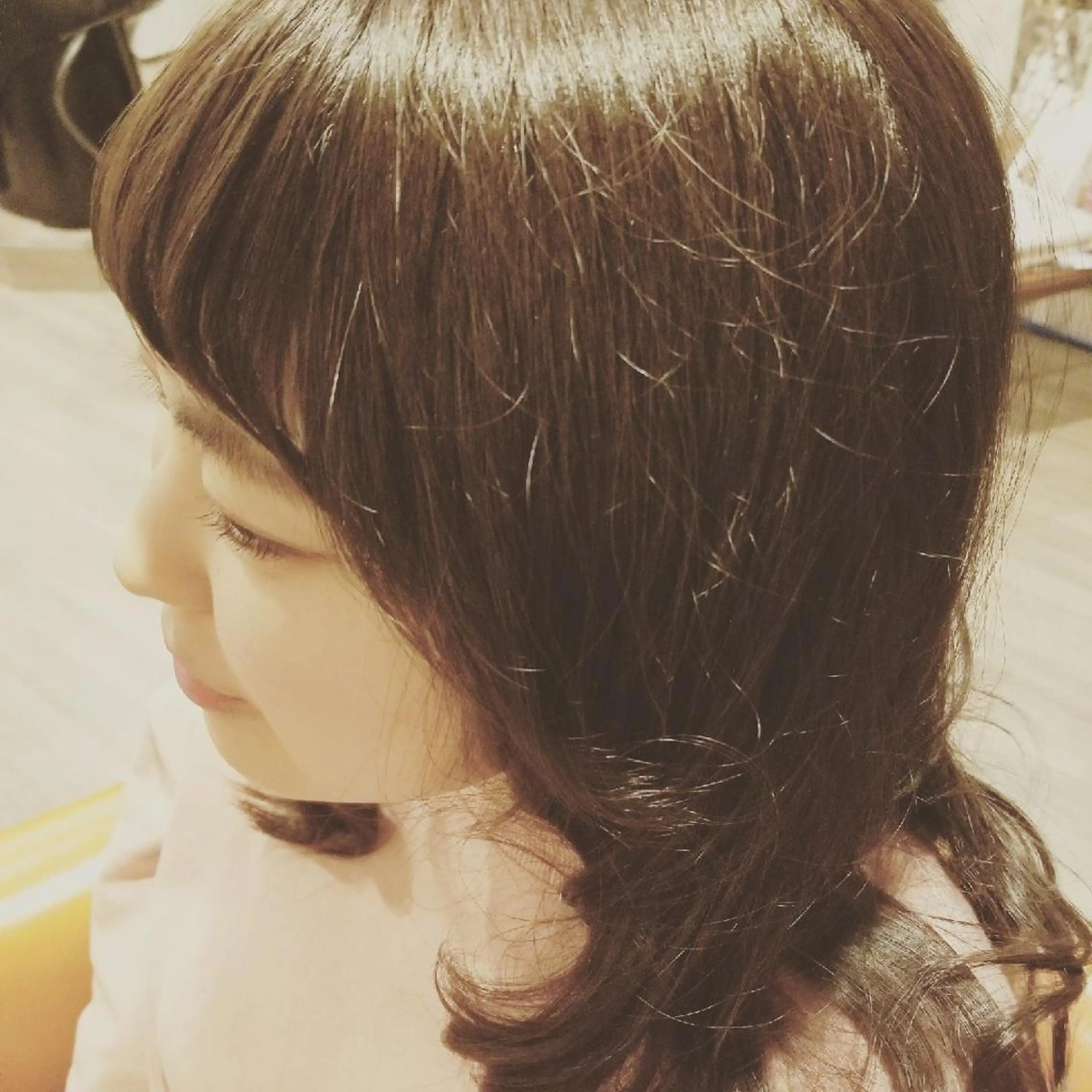 セミロング 外国人風カラー トリートメント その他 spa hair  ark 富井直美のヘアスタイル