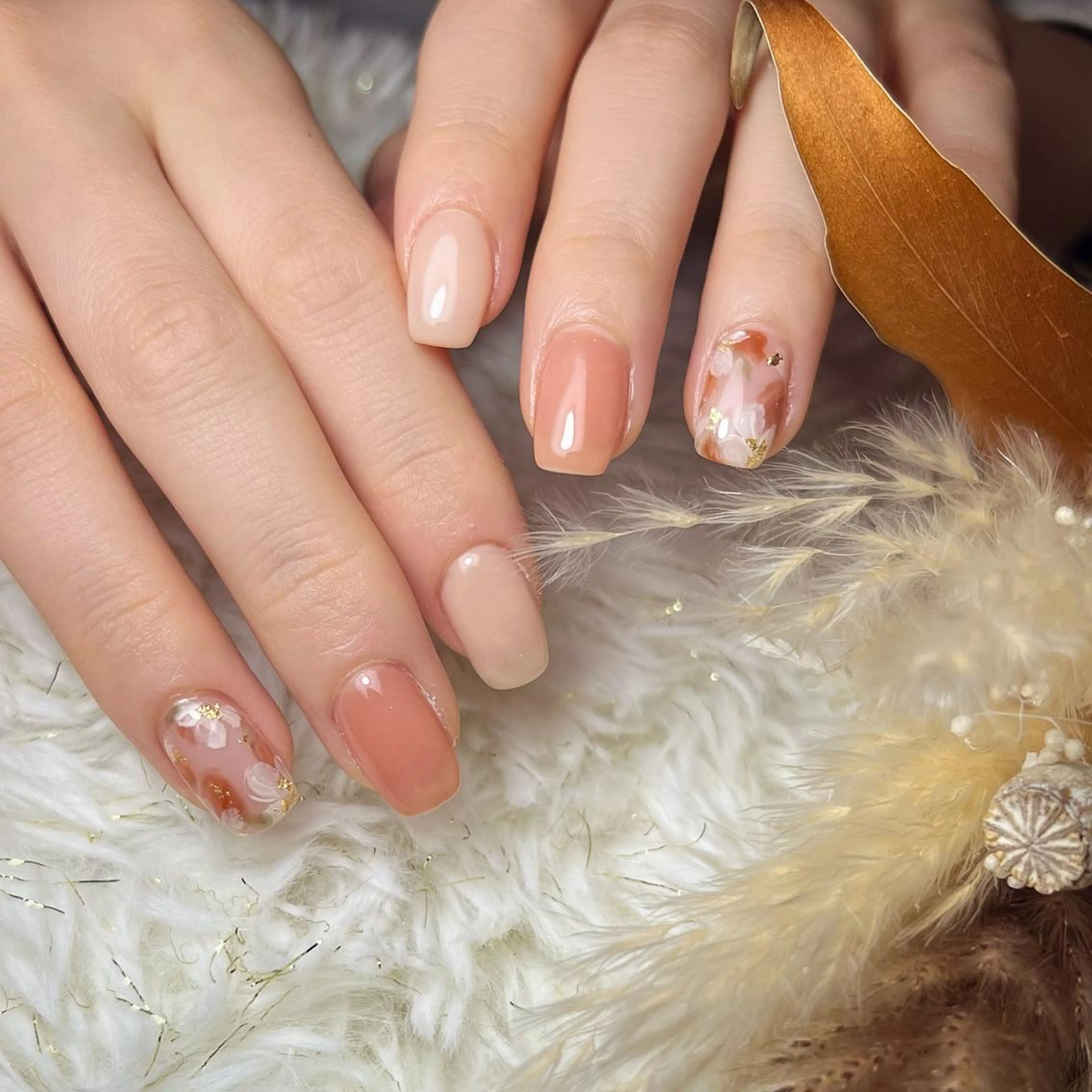 【ハンド】2本アートコースの写真