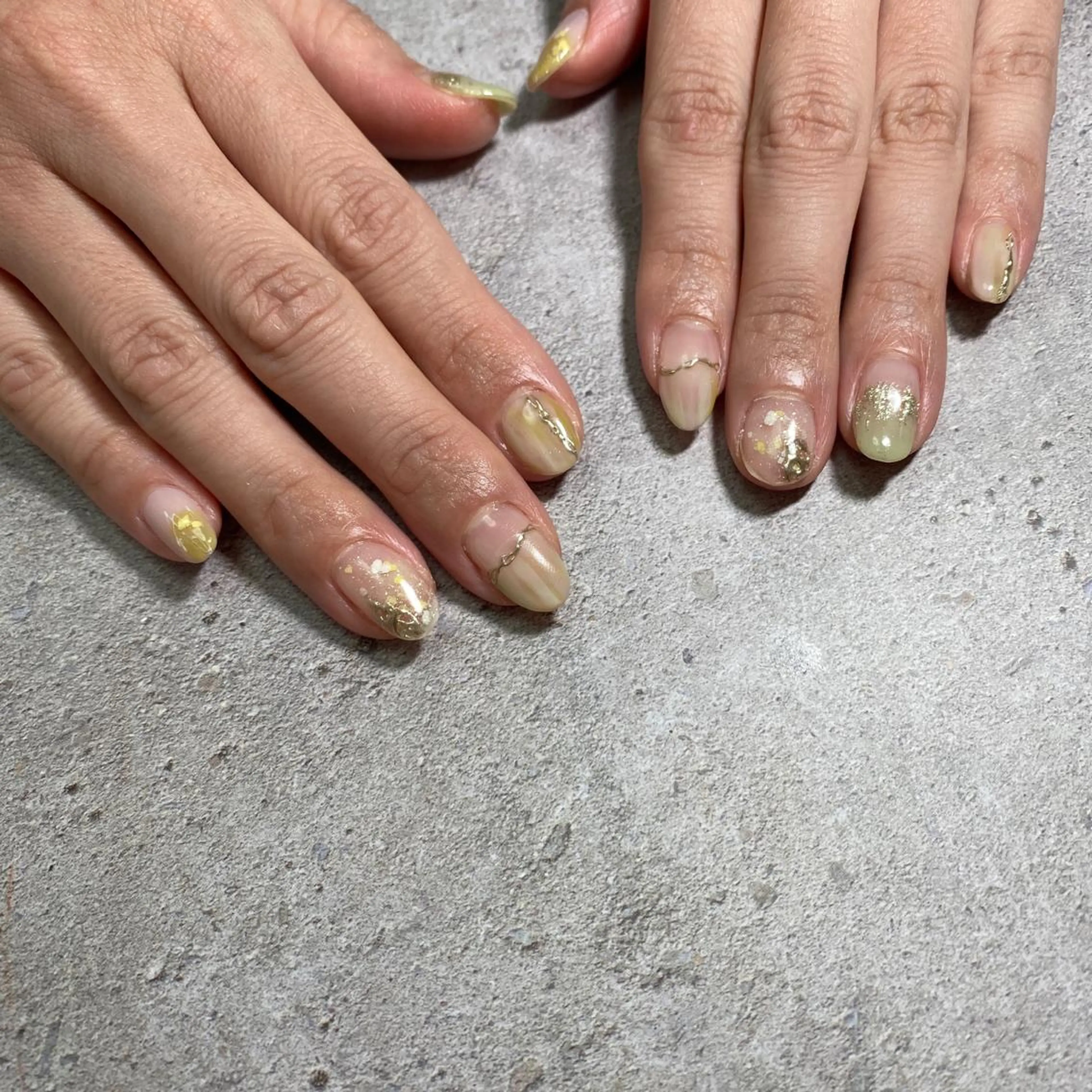 ネイル 春ネイル 城東区ネイルサロン carpediemのネイルデザイン