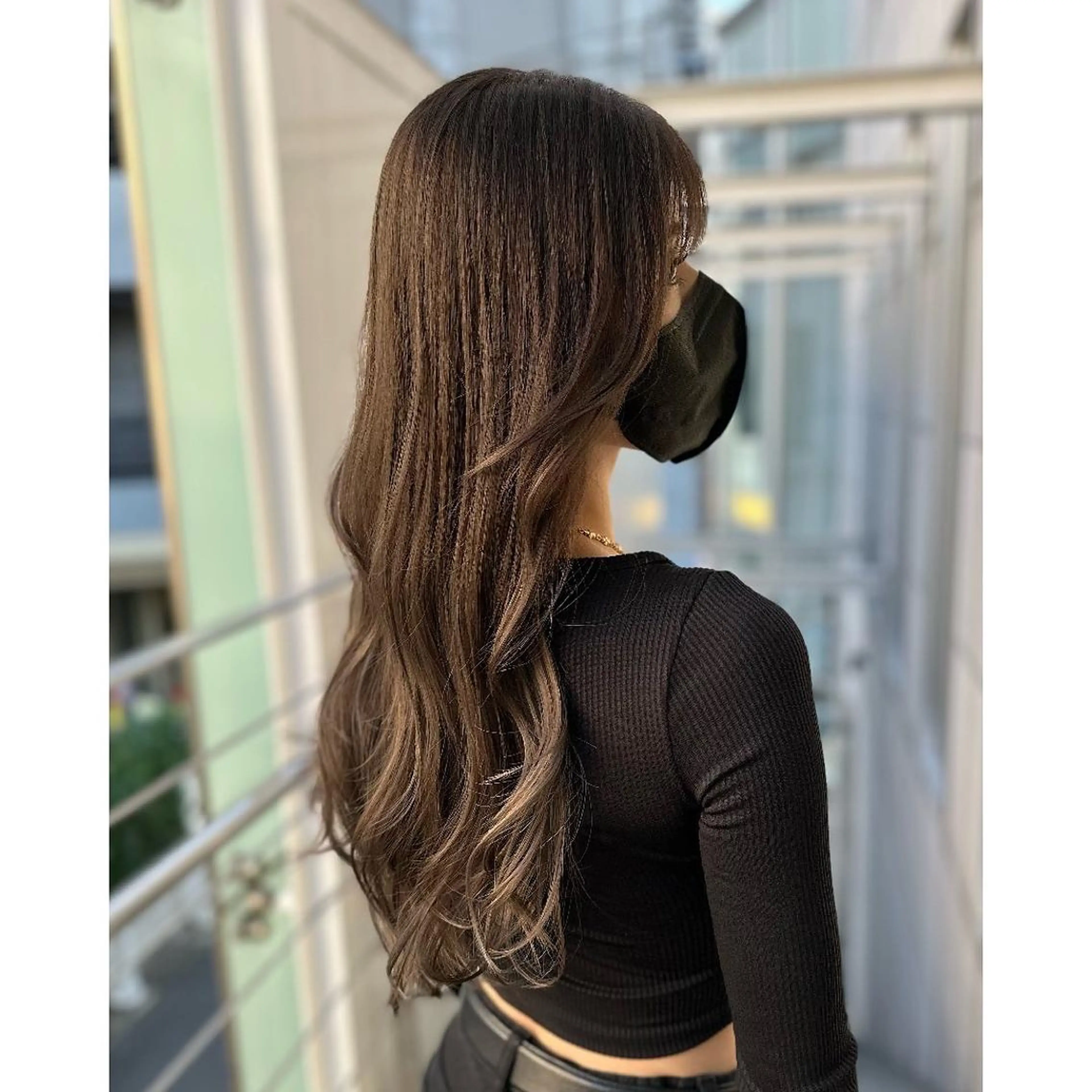 ロング カラー パーマ ヘアアレンジ メンズ キッズ グレージュ イルミナカラー ロング トリートメント BRAIDS💎愛子 大人ハイライト💎のヘアスタイル