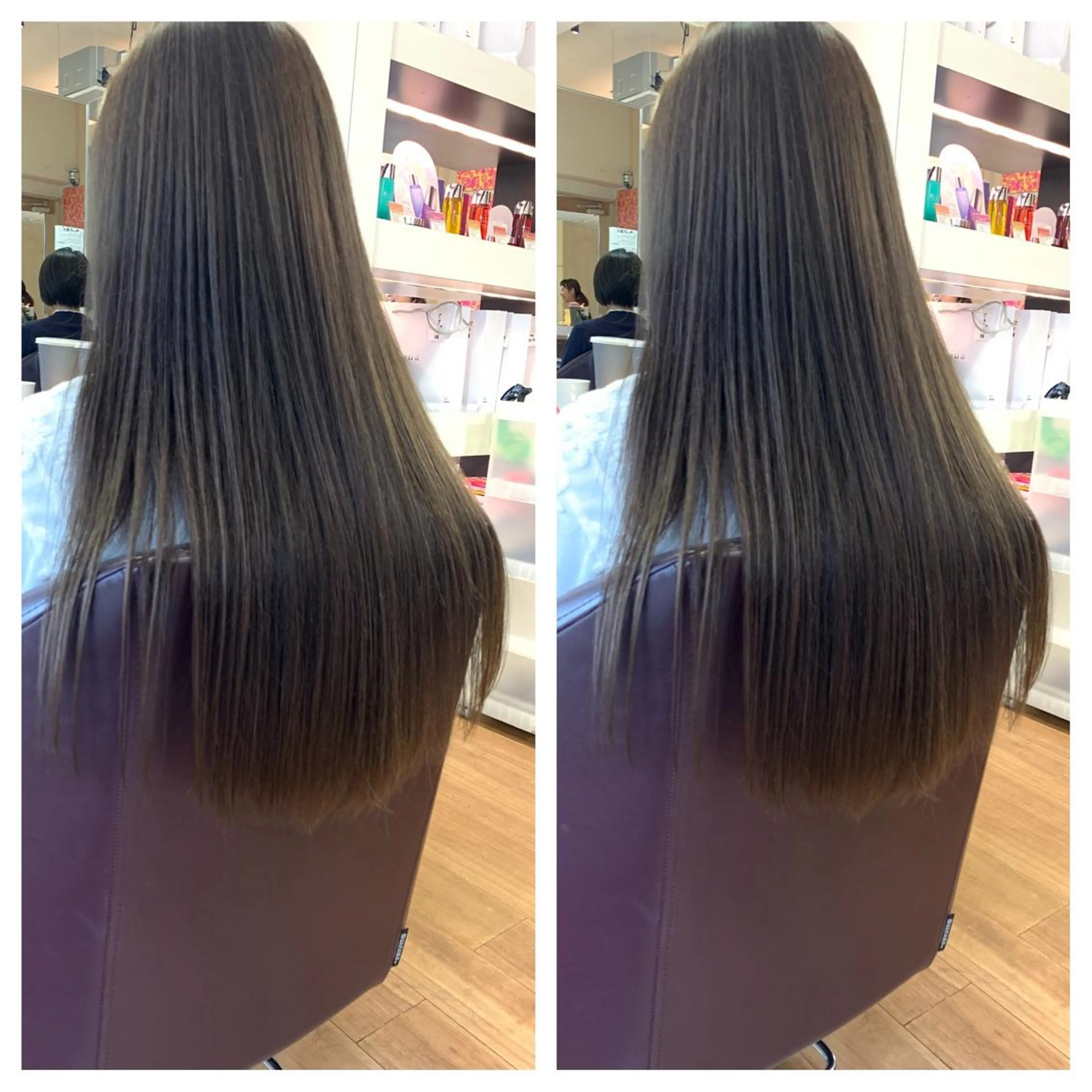 ✨営業中✨似合わせカット＋サラツヤ縮毛矯正の写真