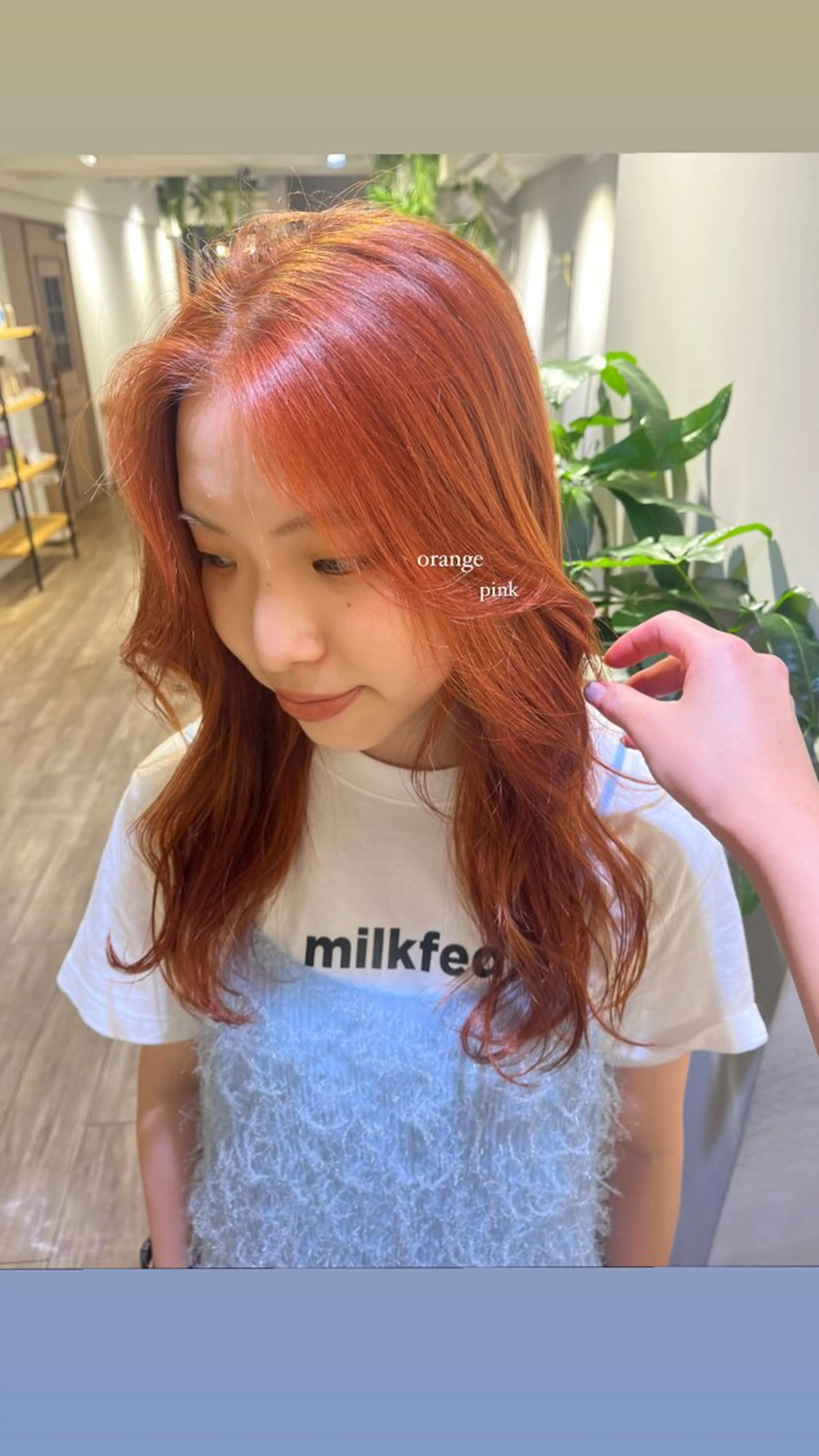 セミロング Garland  Ginza所属・モモ🍑 レイヤー/ボブ/暖色のヘアスタイル