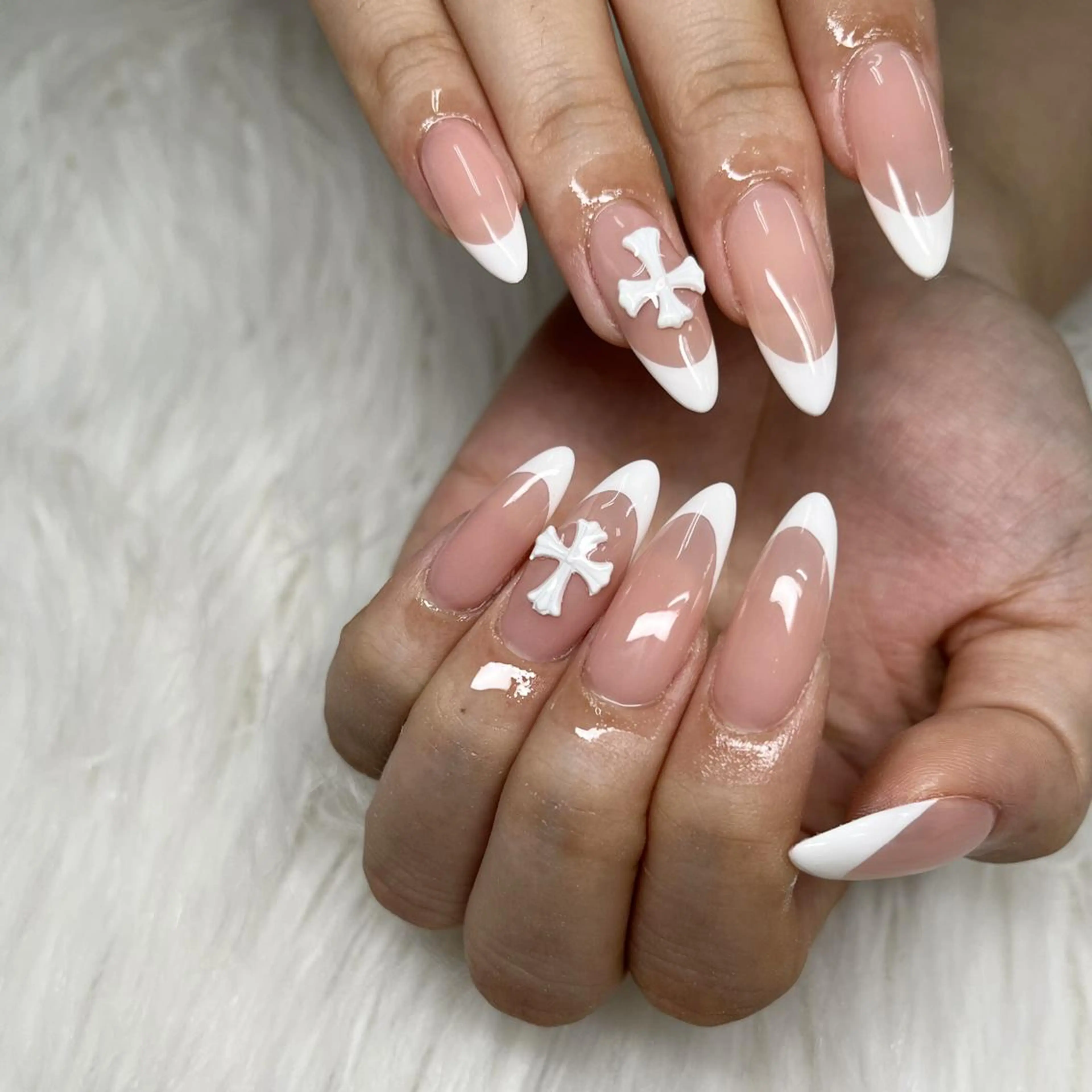 ネイル フレンチネイル スカルプネイル tener 🩷yua🩷のネイルデザイン