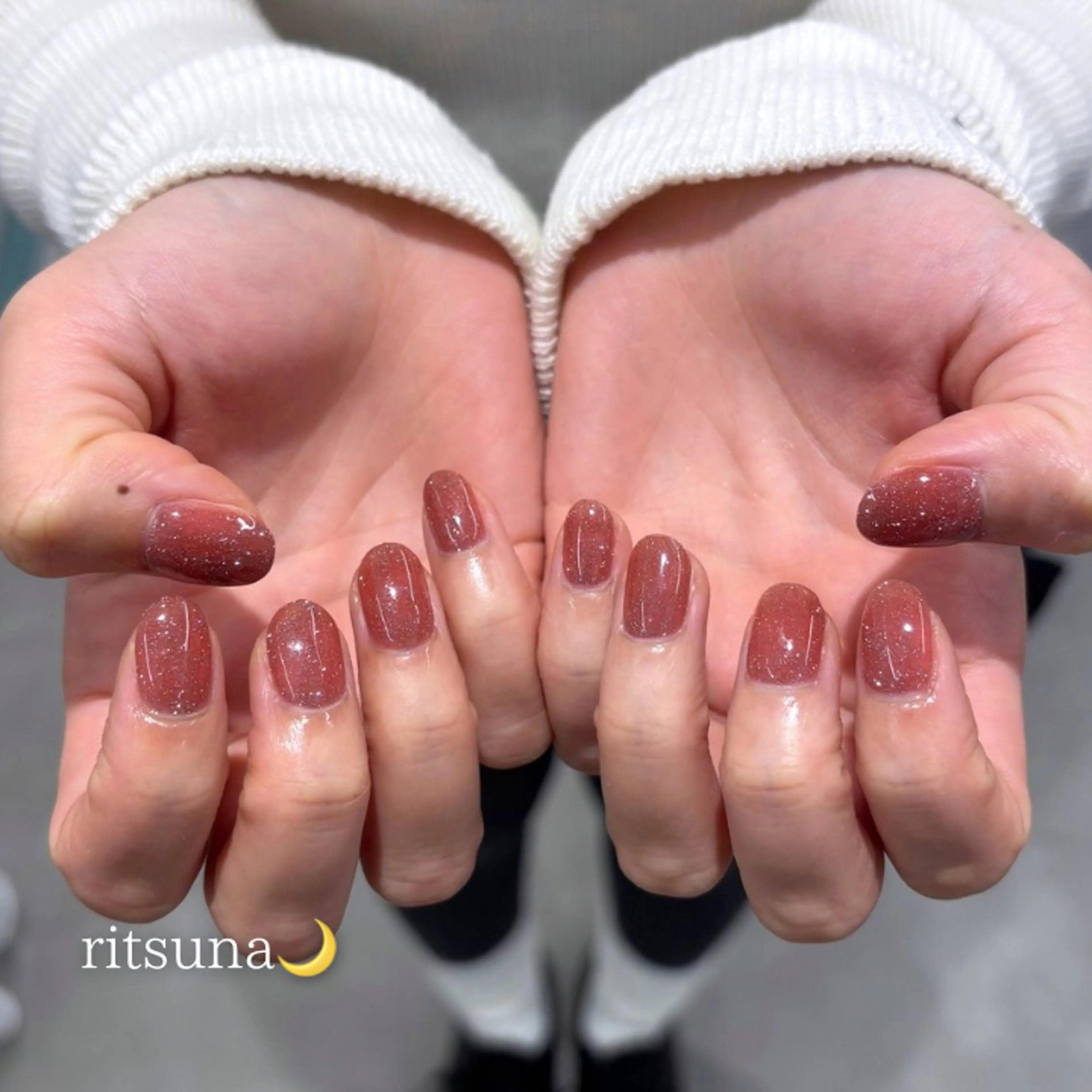 ネイル ハンドネイル ritsuna🌙 nail堺筋本町のネイルデザイン