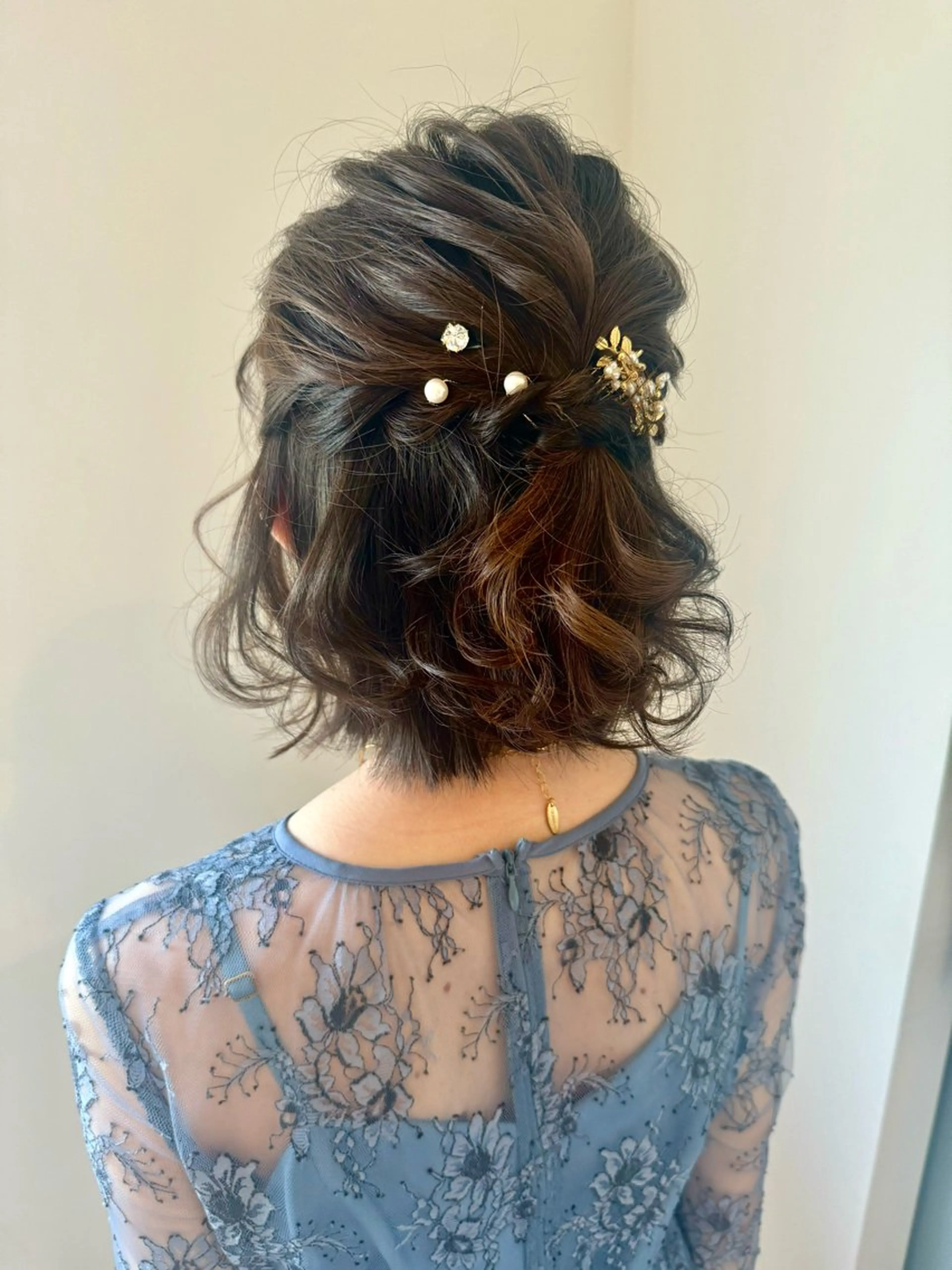 ミディアム ヘアアレンジ 中島 さなえのヘアスタイル