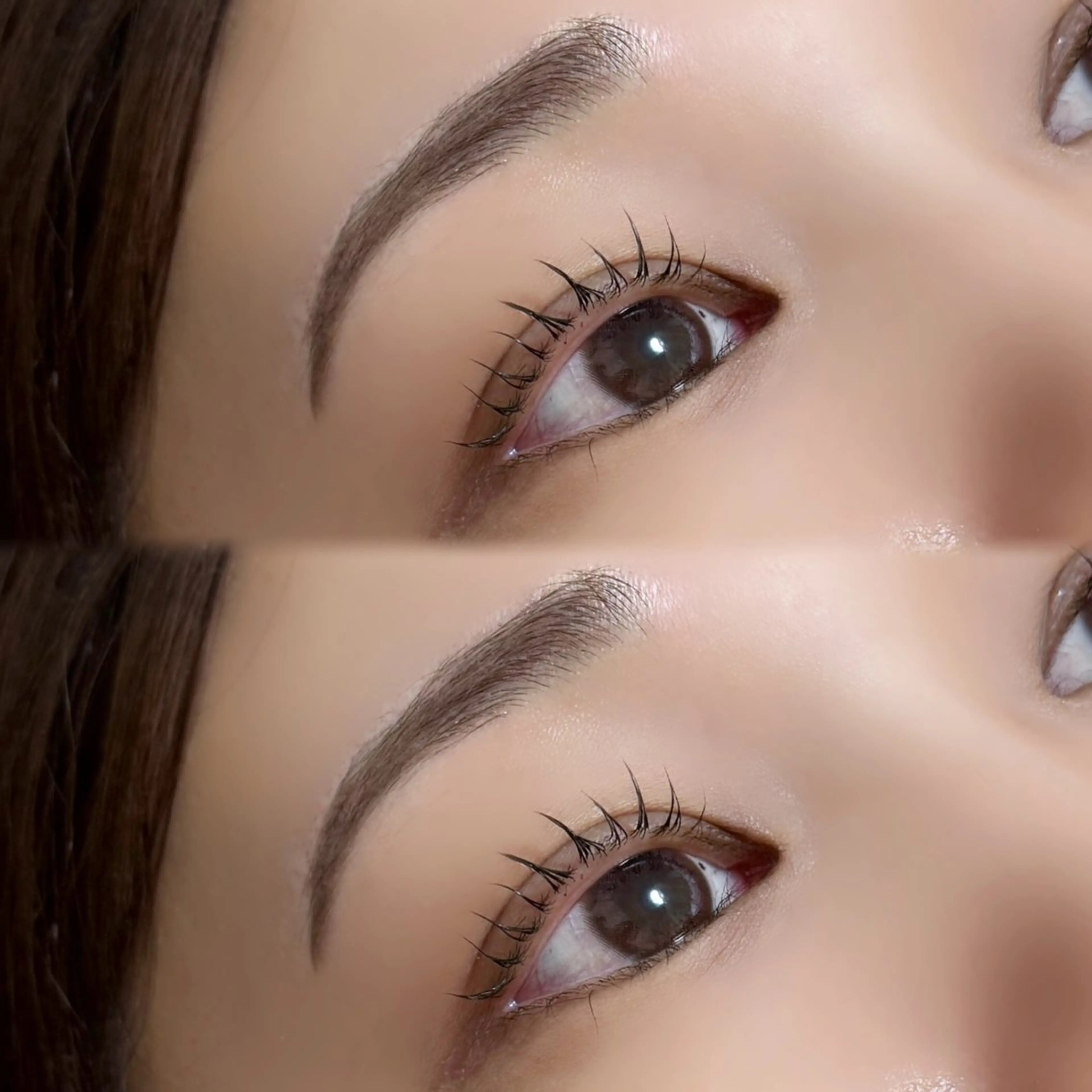 マツエク・マツパ バインドロック 束感まつ毛 フラットラッシュ 韓国風マツエク パリジェンヌラッシュリフト マツパ mizuki/束感 まつ毛/似合わせ眉のマツエク・マツパデザイン