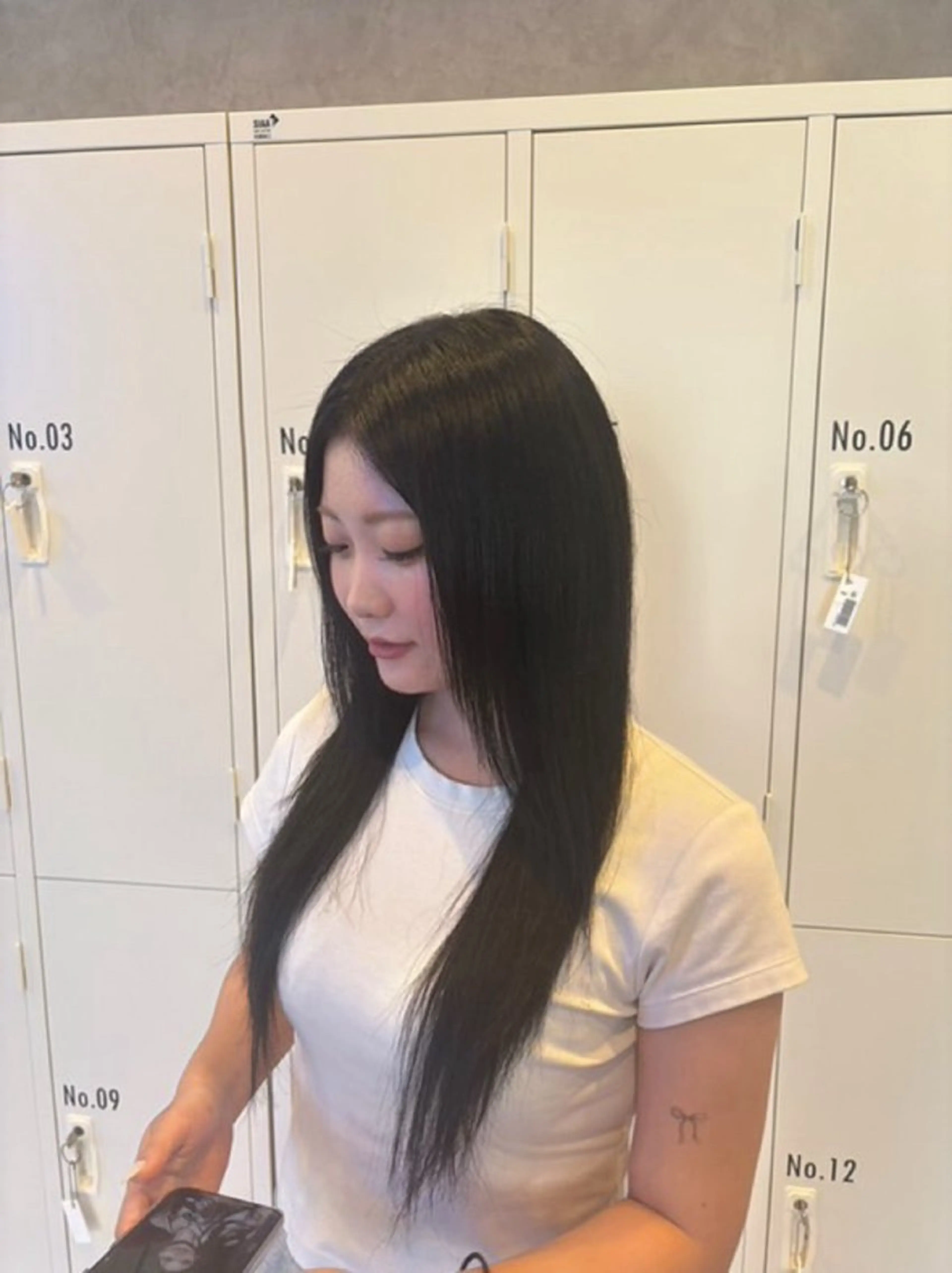 ロング カラー カット ヘアカラー 縮毛矯正 影田 愛希のヘアスタイル