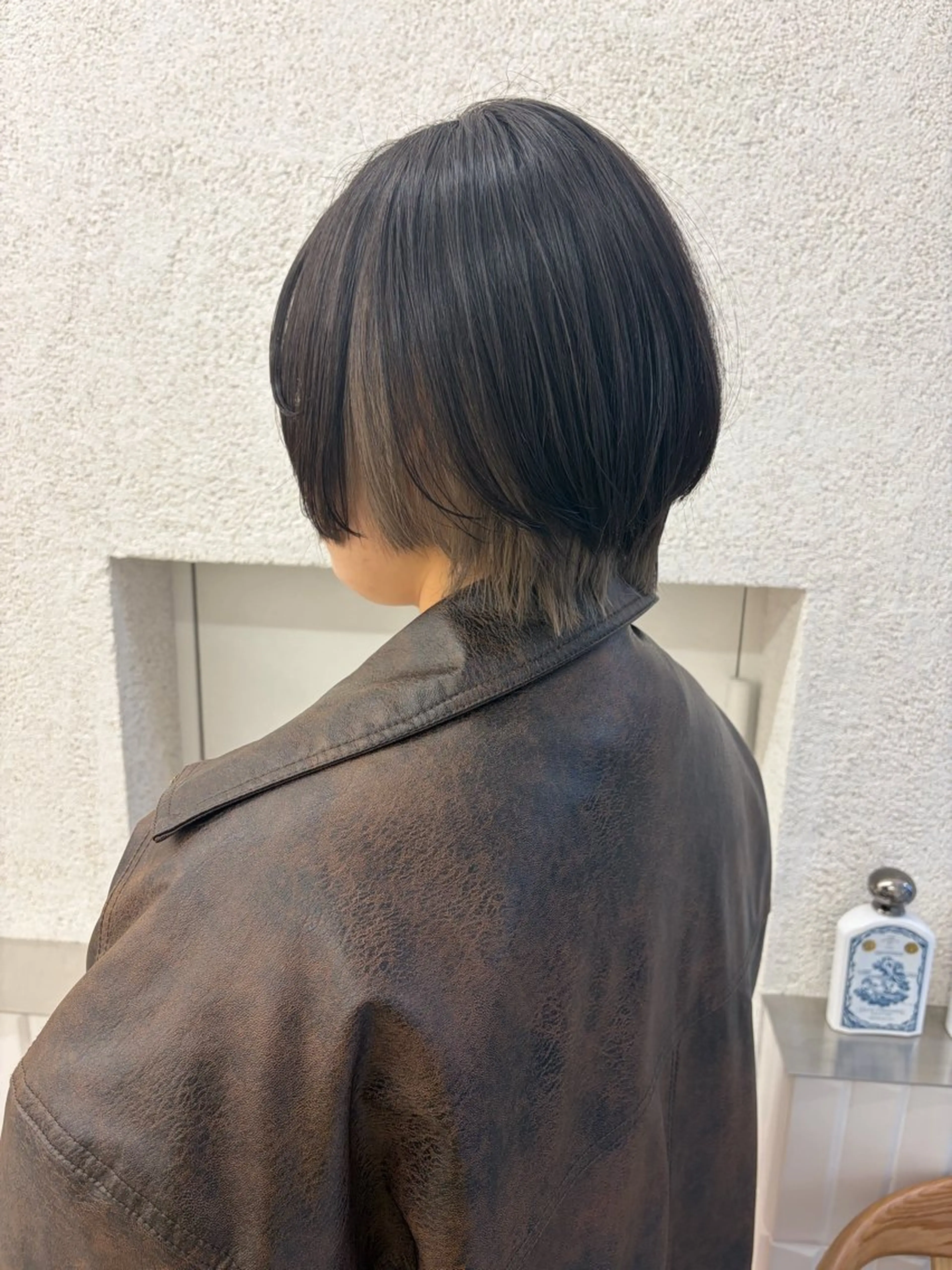 ショート リン🔔ボブ cut ベージュカラー🤎のヘアスタイル