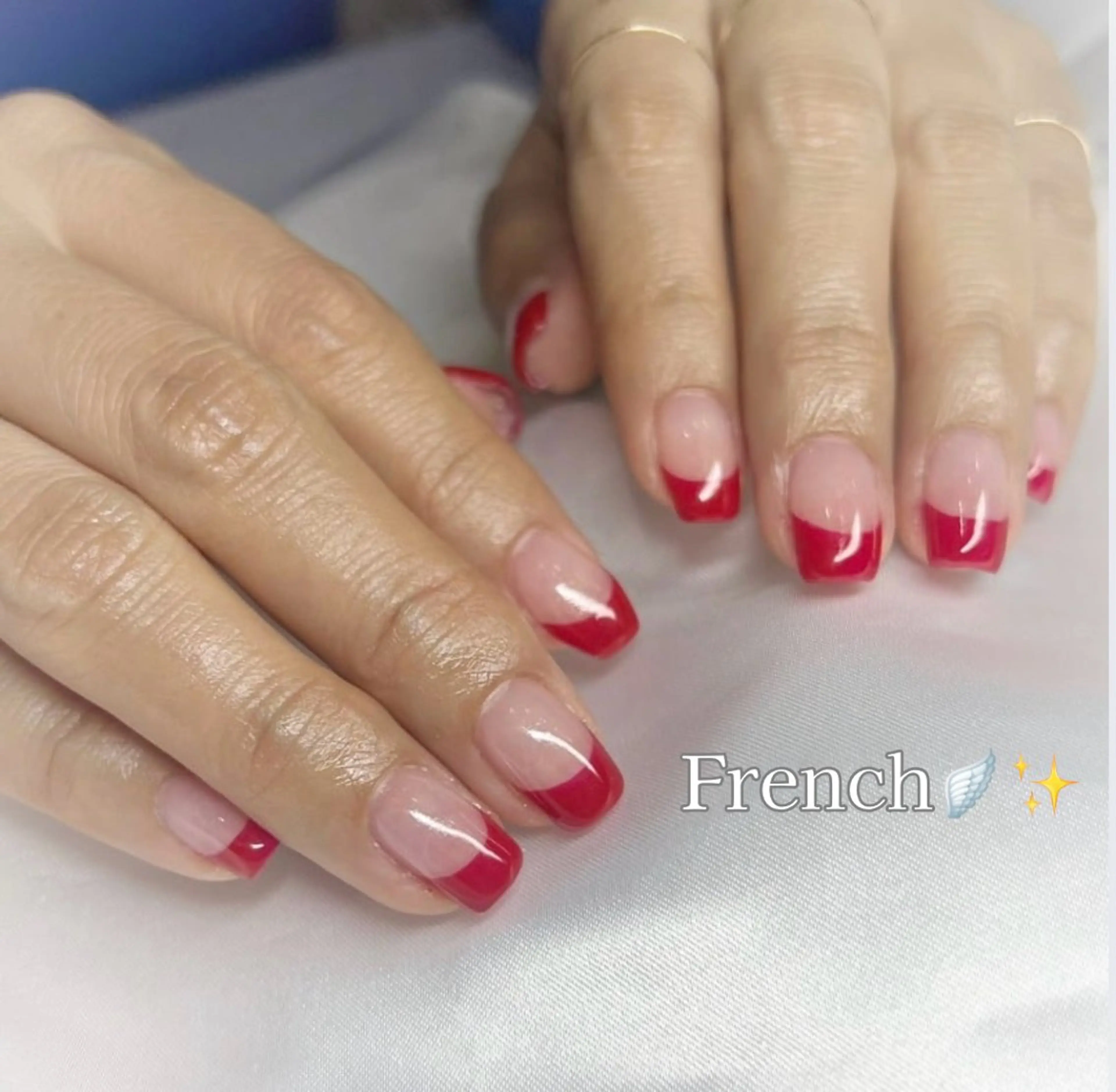 オフ込み💅フレンチネイル🪽の写真