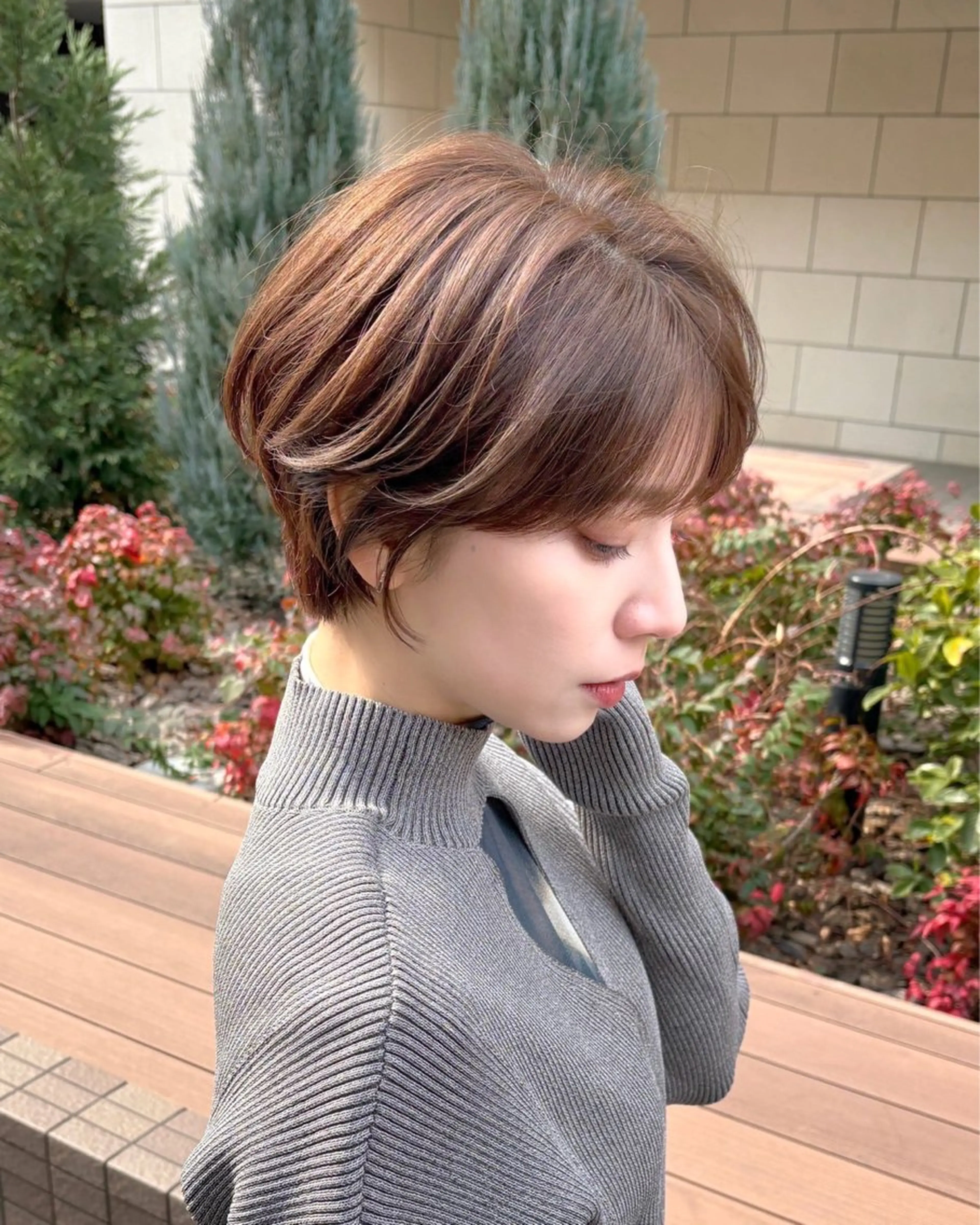 ショート 似合わせカット ショートヘア 透明感カラー特化/ ベージュ/梅田/英輝のヘアスタイル