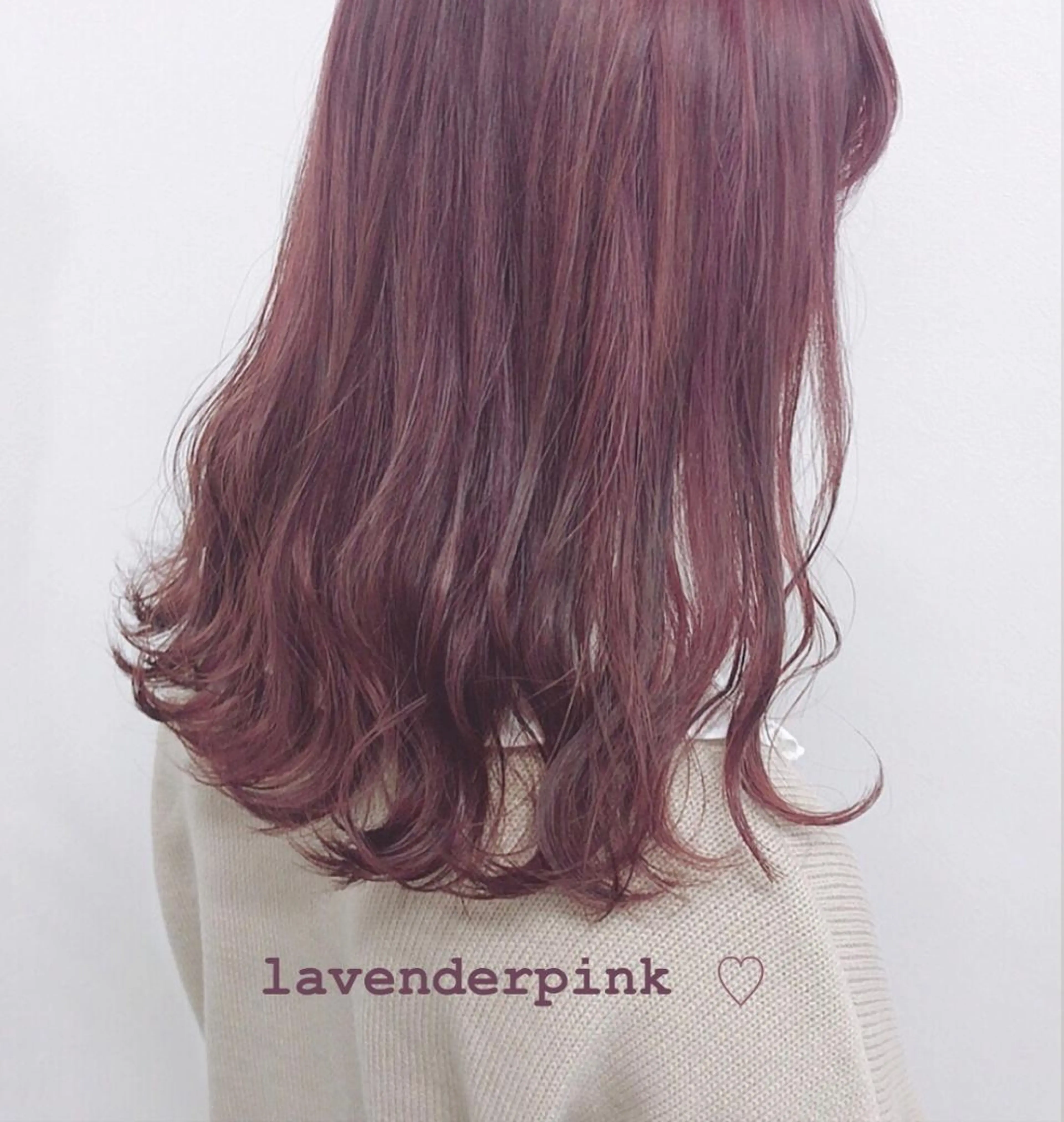 ロング カラー ダブルカラー ラベンダーカラー ラベンダーピンク ピンクカラー misaki🎀 まろみ透け感カラーのヘアスタイル