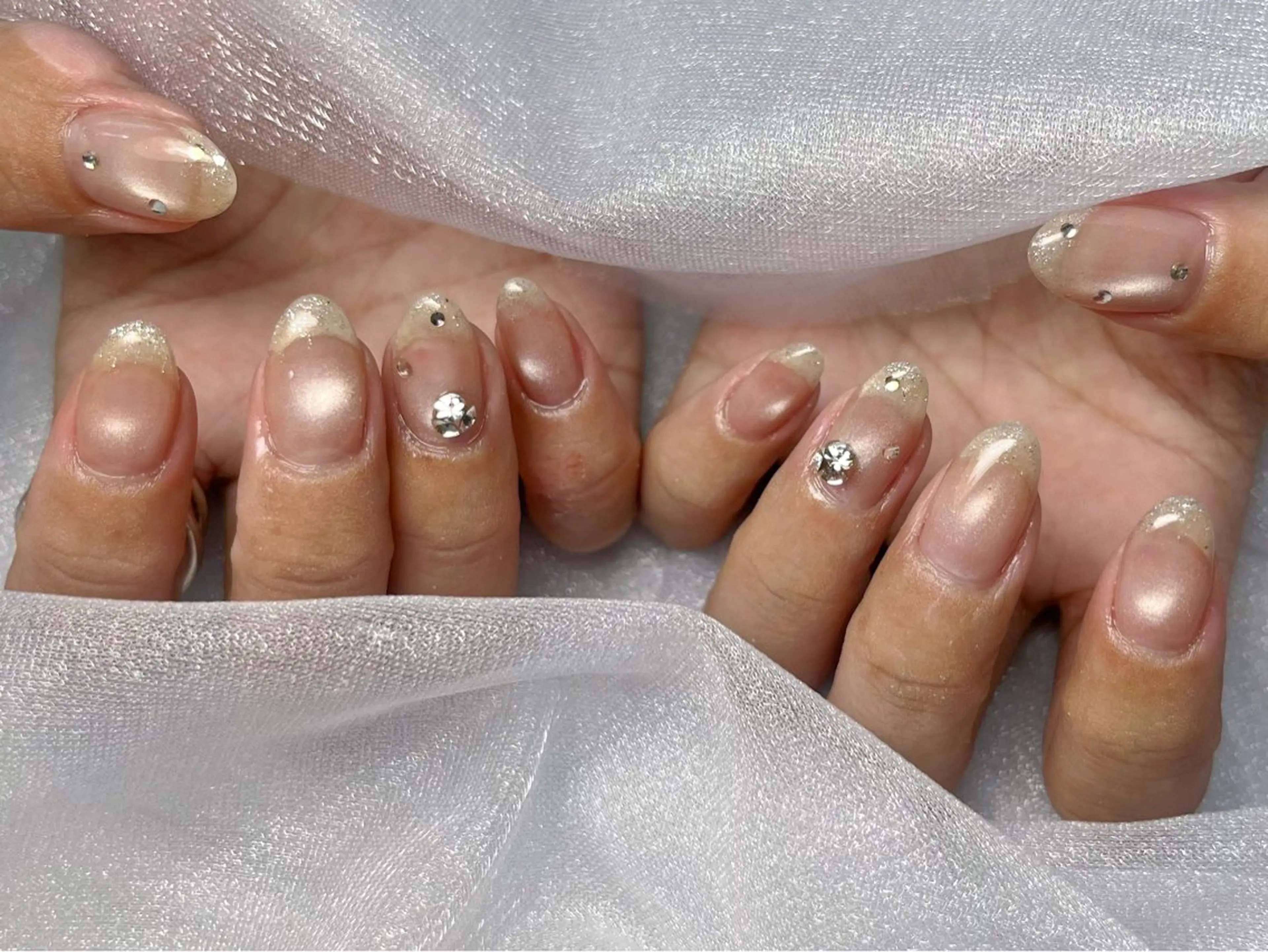 ネイル ワンホンネイル ハンドネイル Queennail 北堀江Yumiのネイルデザイン