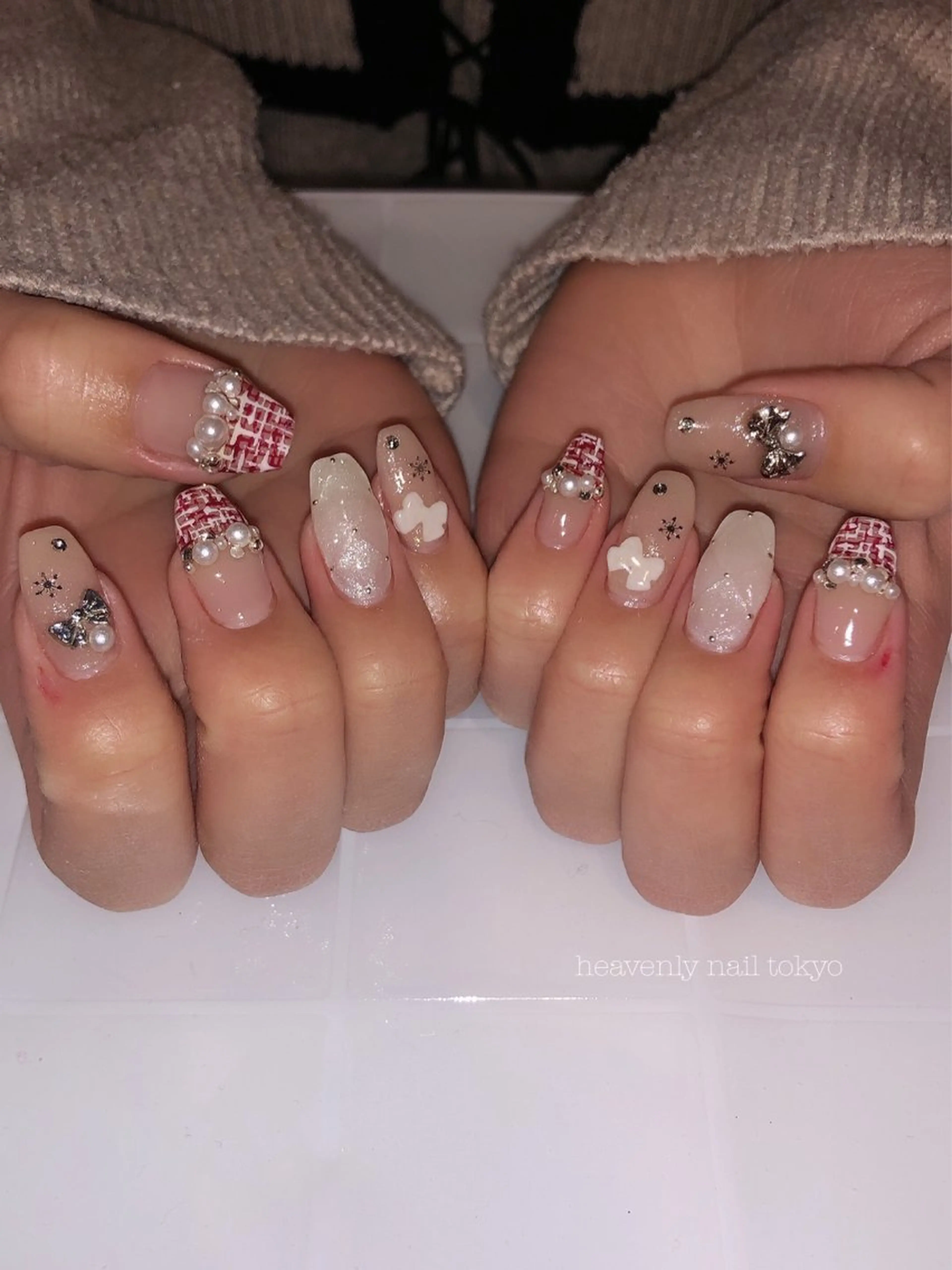 ネイル 持ち込み ハンドネイル フットネイル mi chiのネイルデザイン