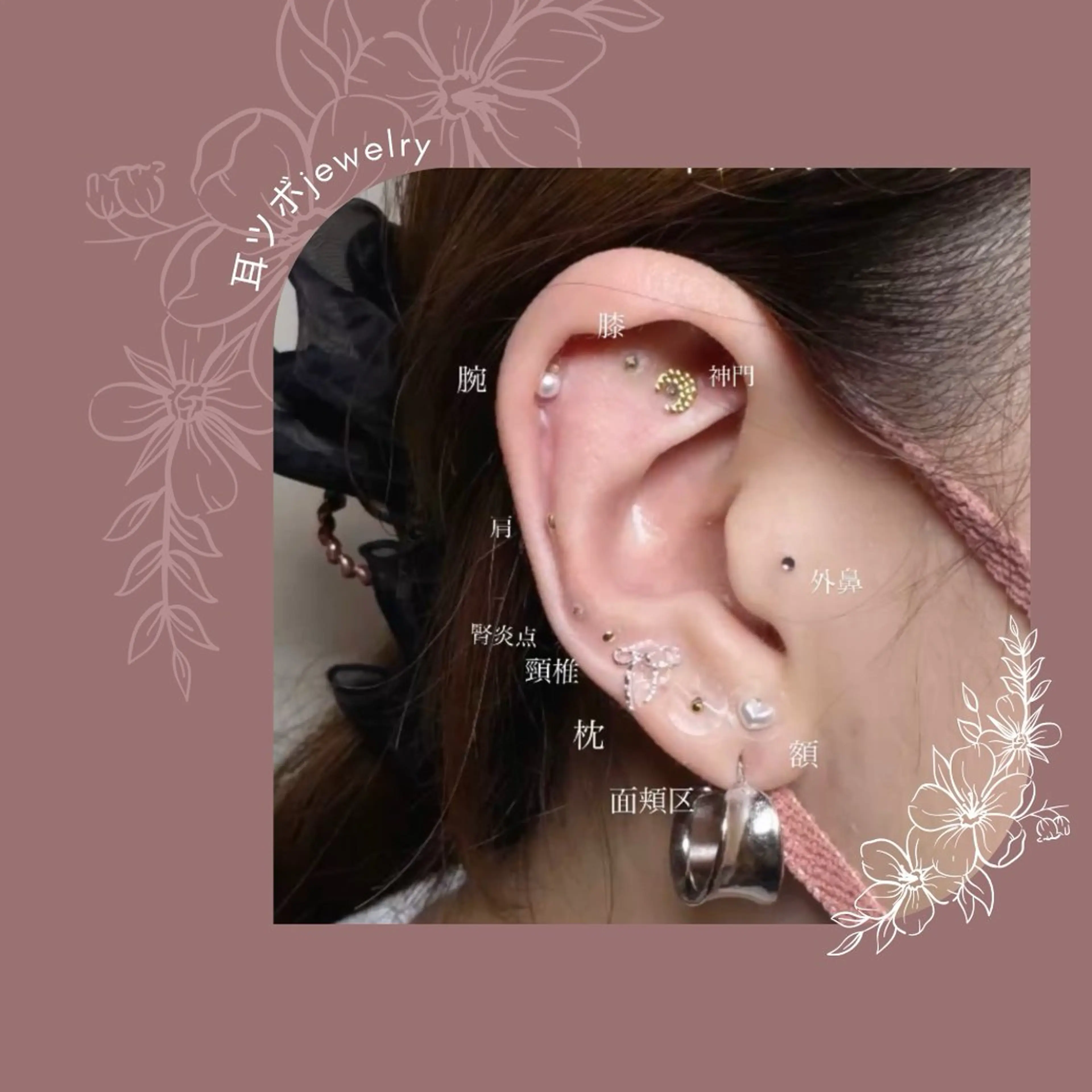 💎耳ツボジュエリー💎15個まで！の写真