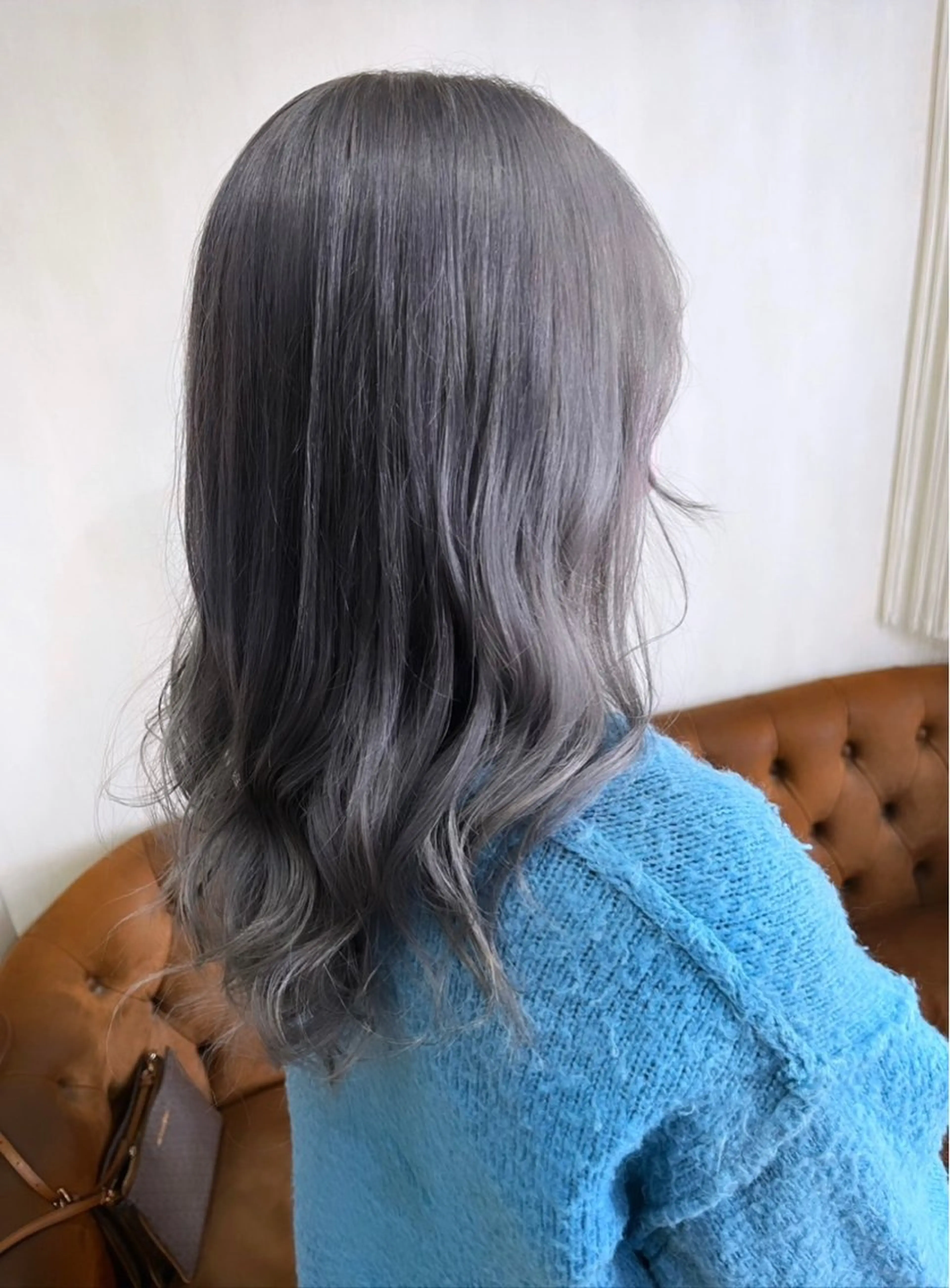 セミロング カラー men'sカット.パ ーマHIKARI🐥のヘアスタイル