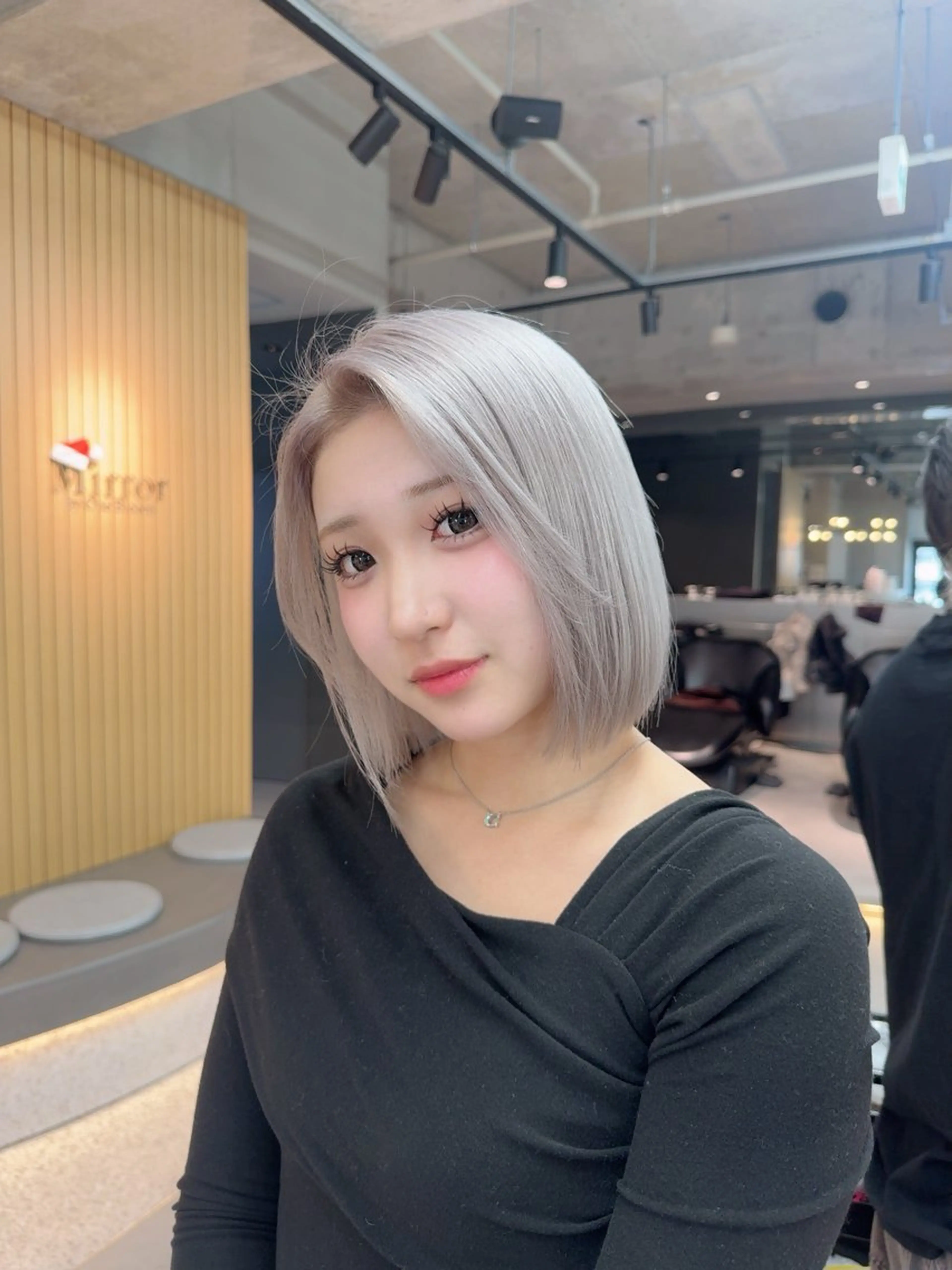 ミディアム カラー ヘアカラー トリートメント ARIA💎縮毛矯正 ブリーチ💎複雑履歴のヘアスタイル