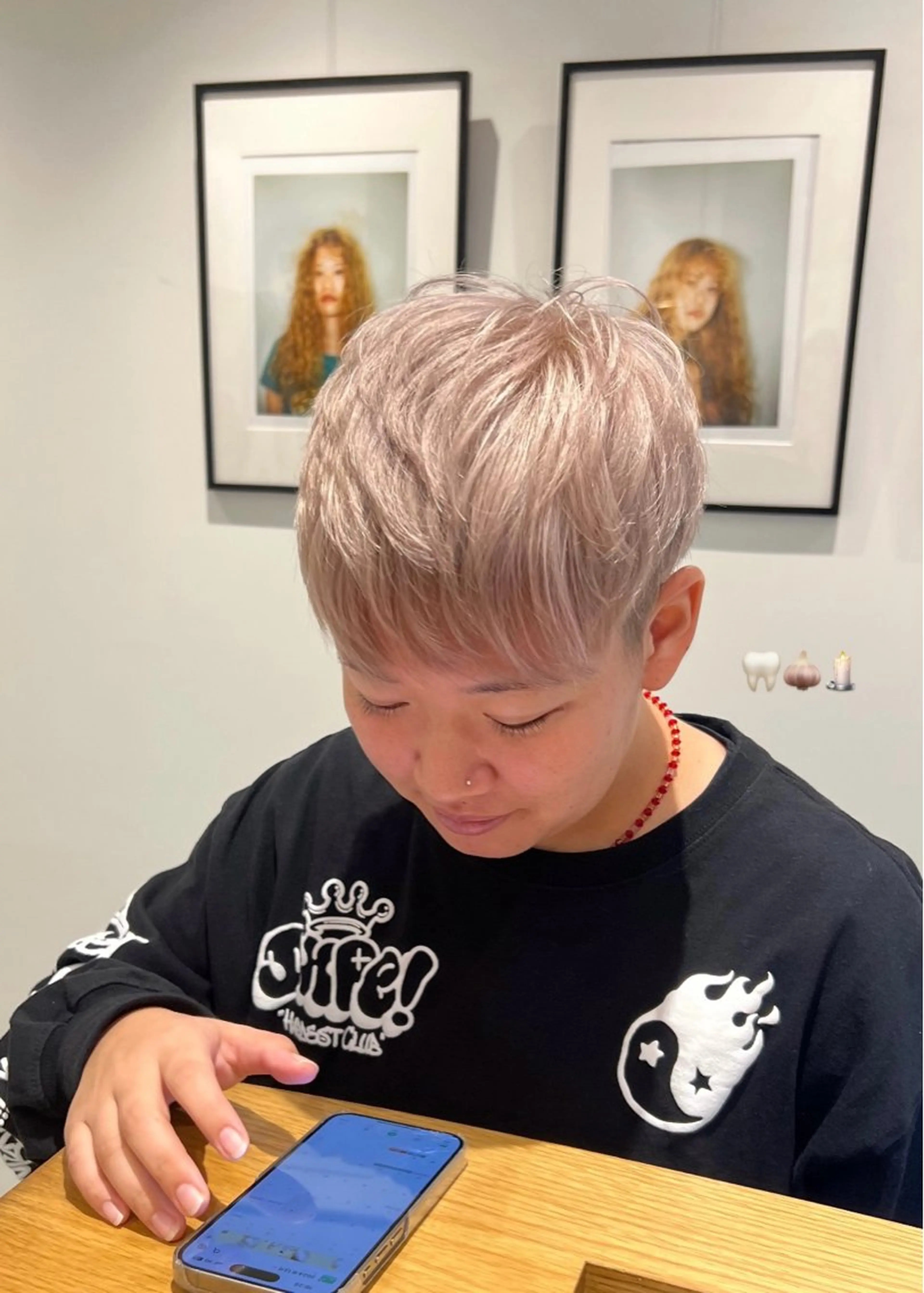 ショート カット ヘアカラー トリートメント パーマ/名古屋パーマ / コデラ ナナホのヘアスタイル