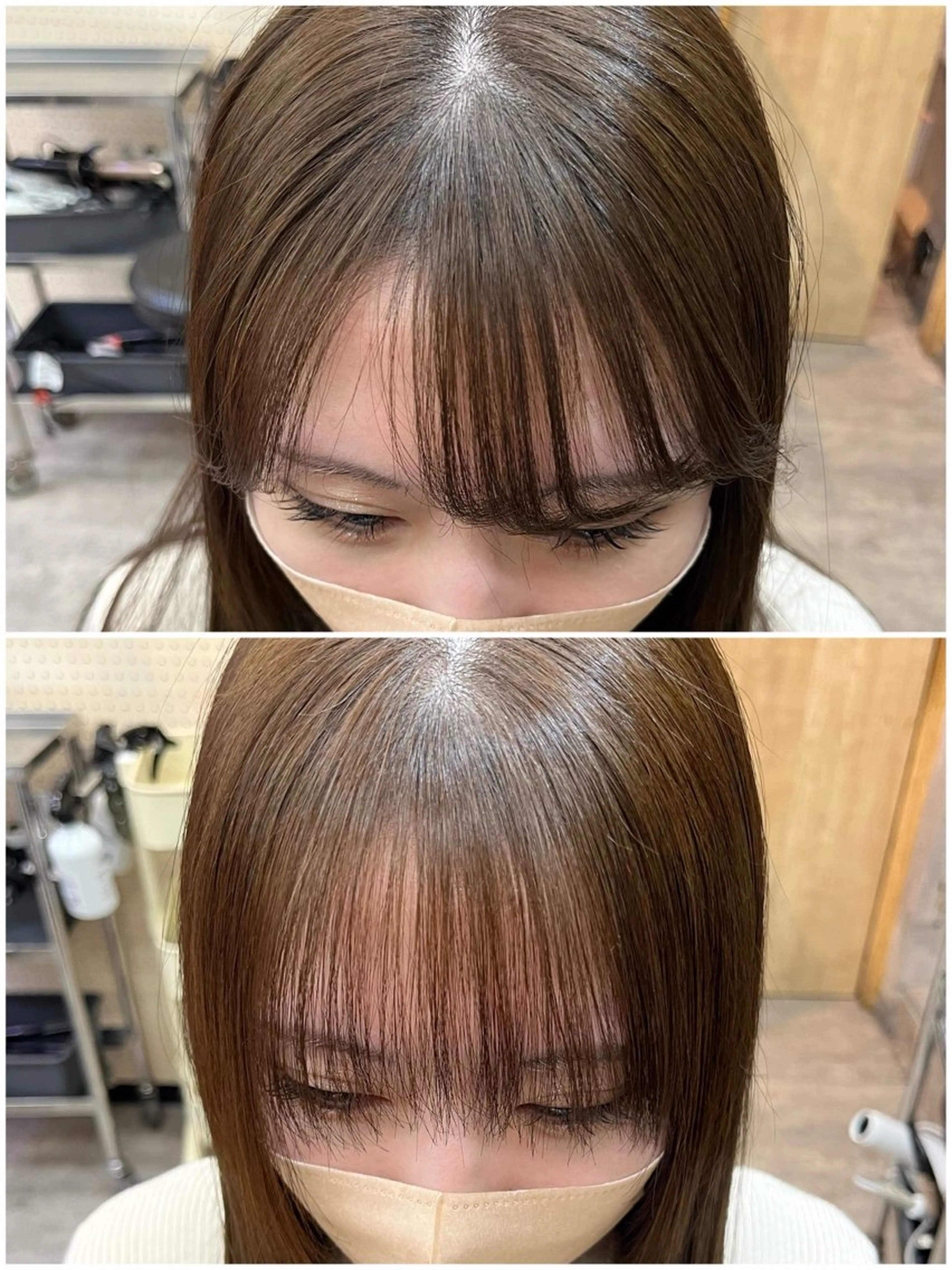 〖 クロスパーマ🎗 〗前髪の割れや浮き、生え癖矯正🪞✨️の写真