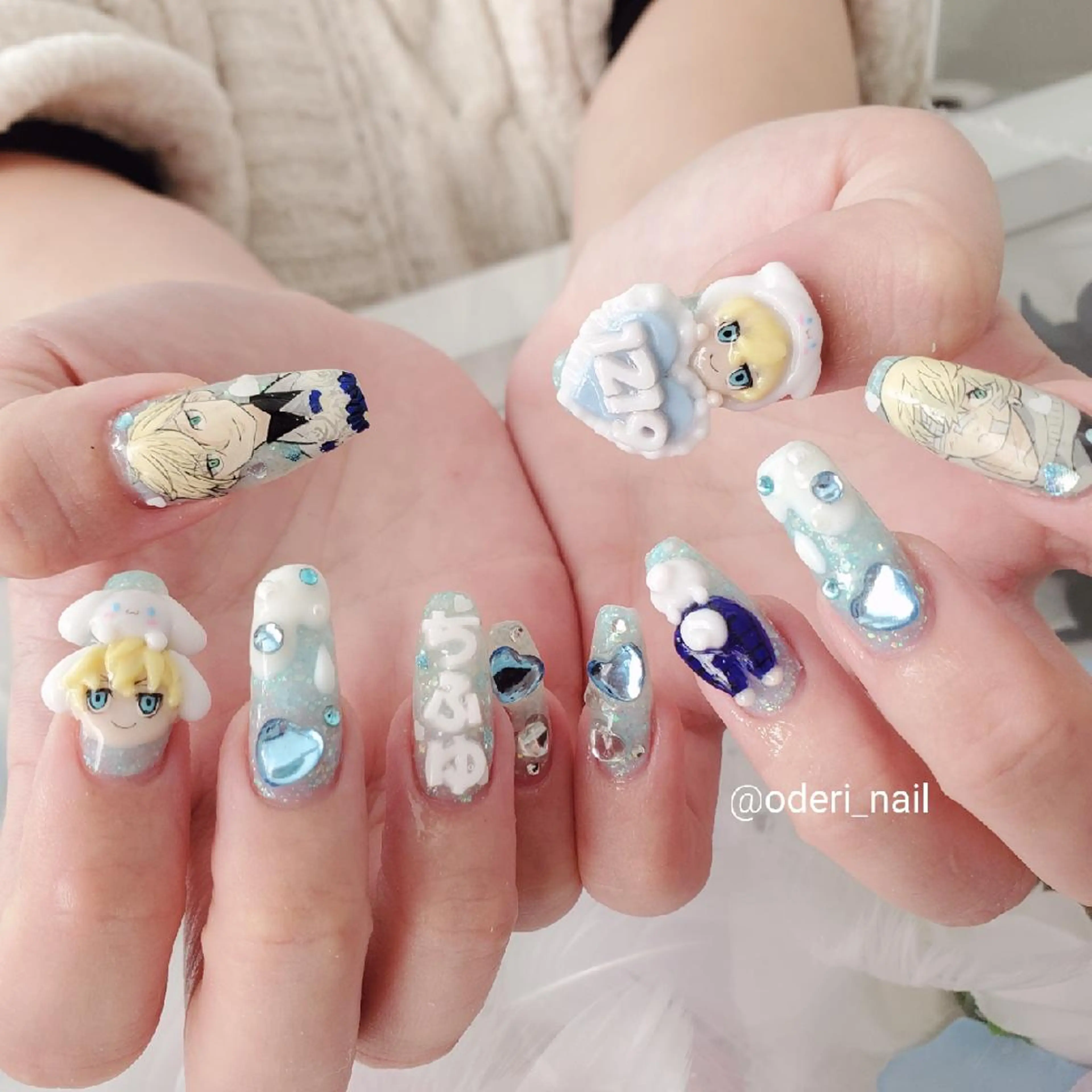 ネイル アートネイル ジェルネイル おで@ oderi_nailのネイルデザイン
