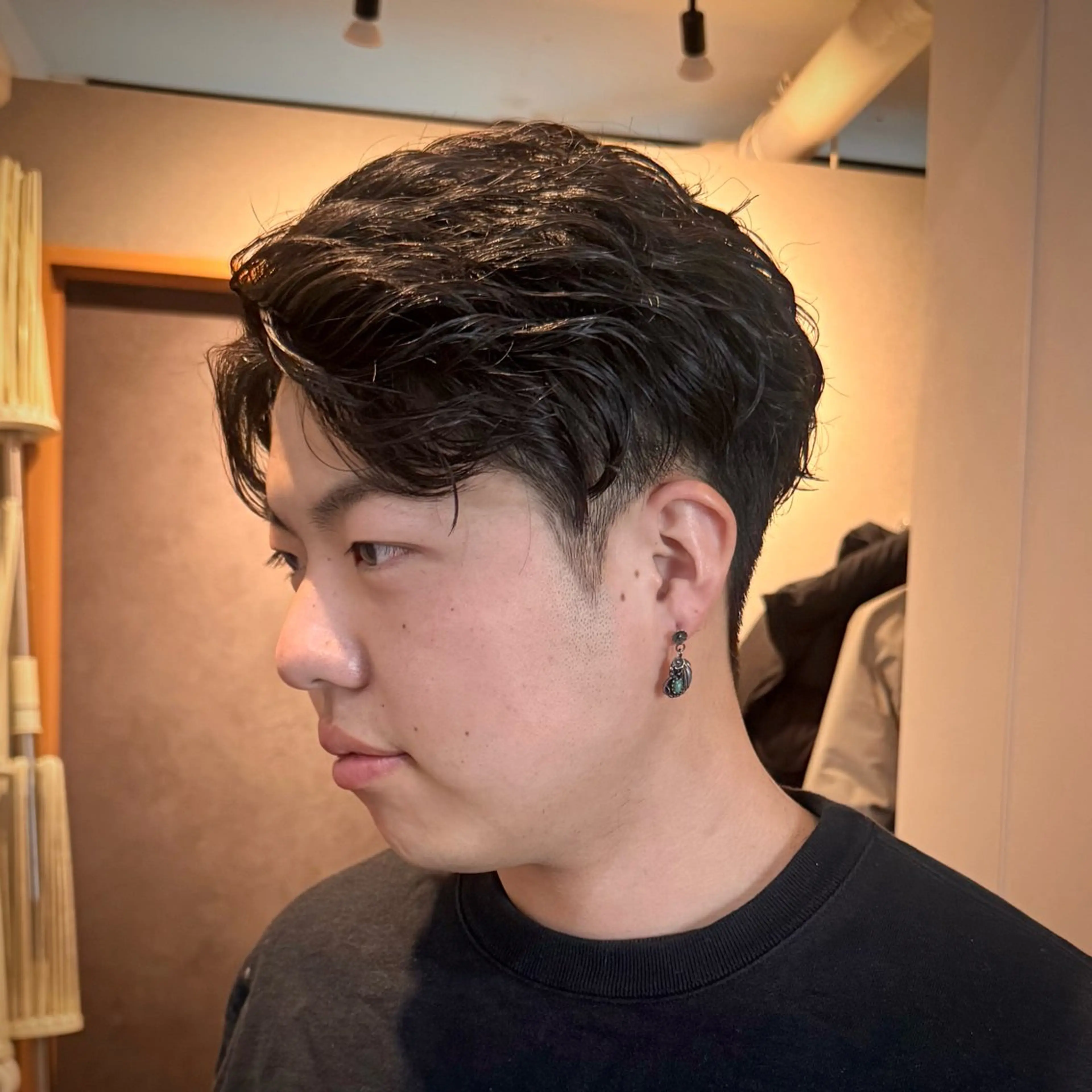 ショート パーマ メンズ メンズパーマ カット パーマ GLADMAN'S CUT CLUB 立川所属・立川メンズカット/ メンズパーマ💈三上のヘアスタイル