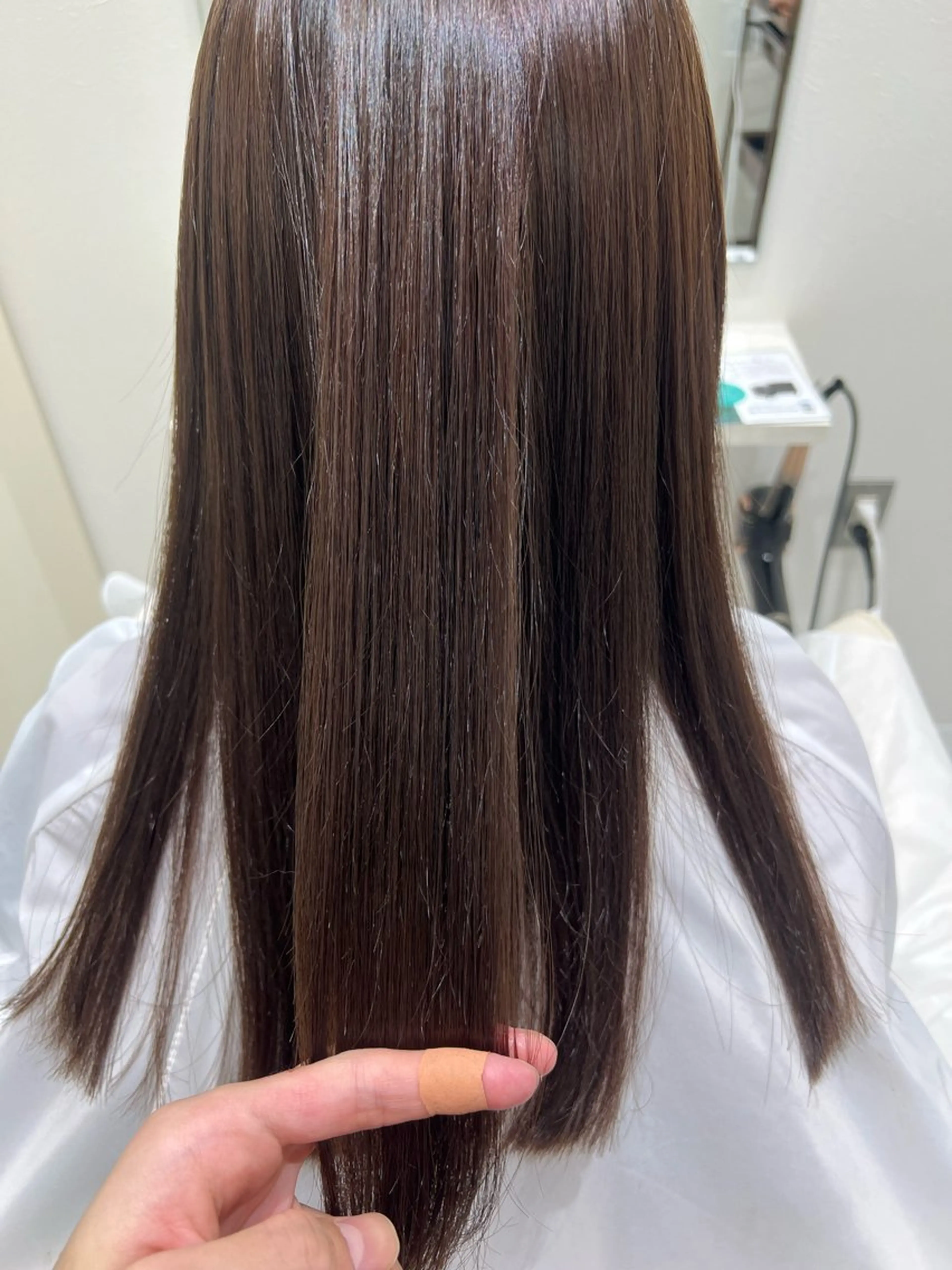 ロング 縮毛矯正 島袋 太樹のヘアスタイル