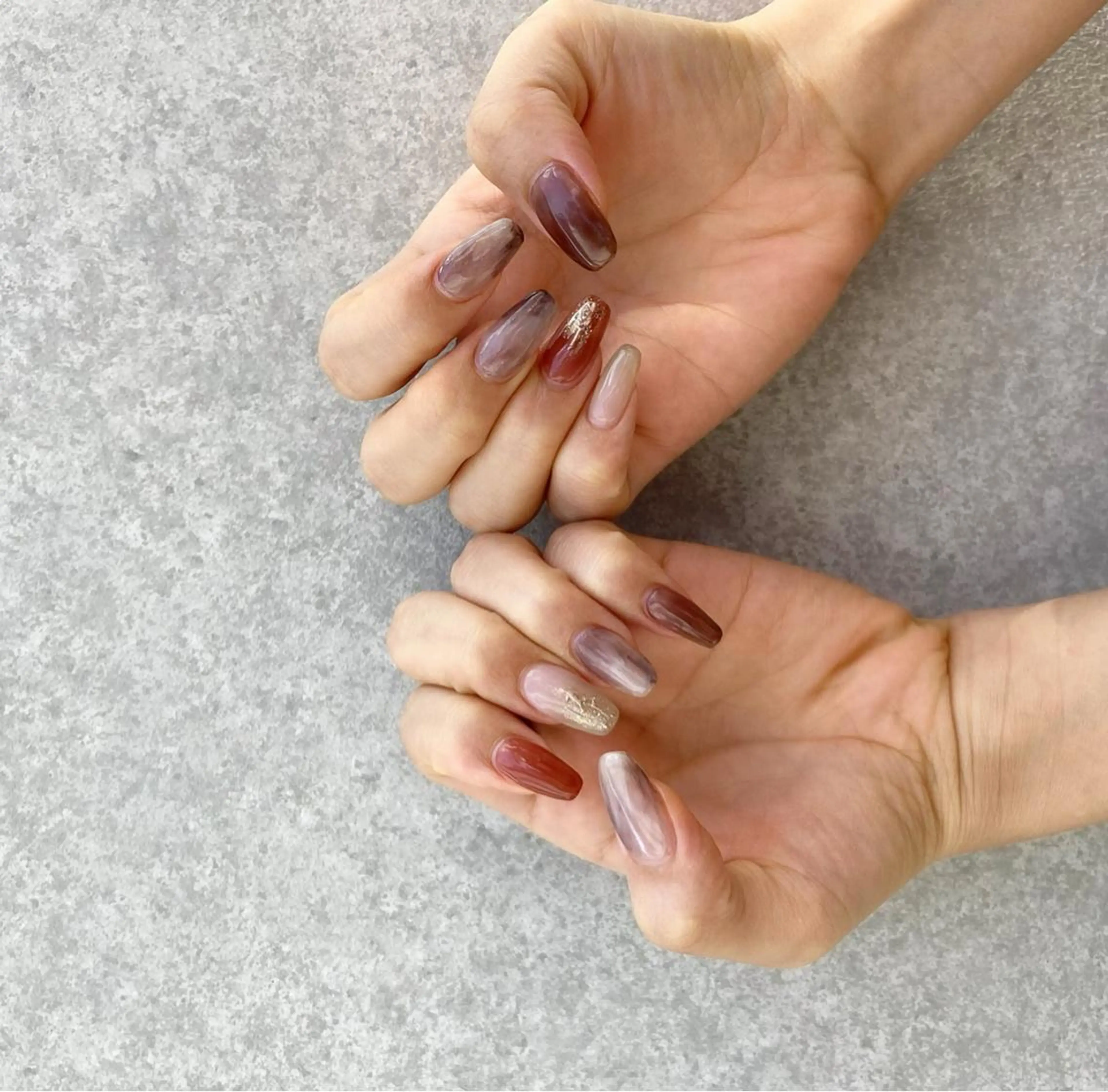 ネイル 持ち込み スカルプネイル ハンドネイル nail salon Soeurのネイルデザイン