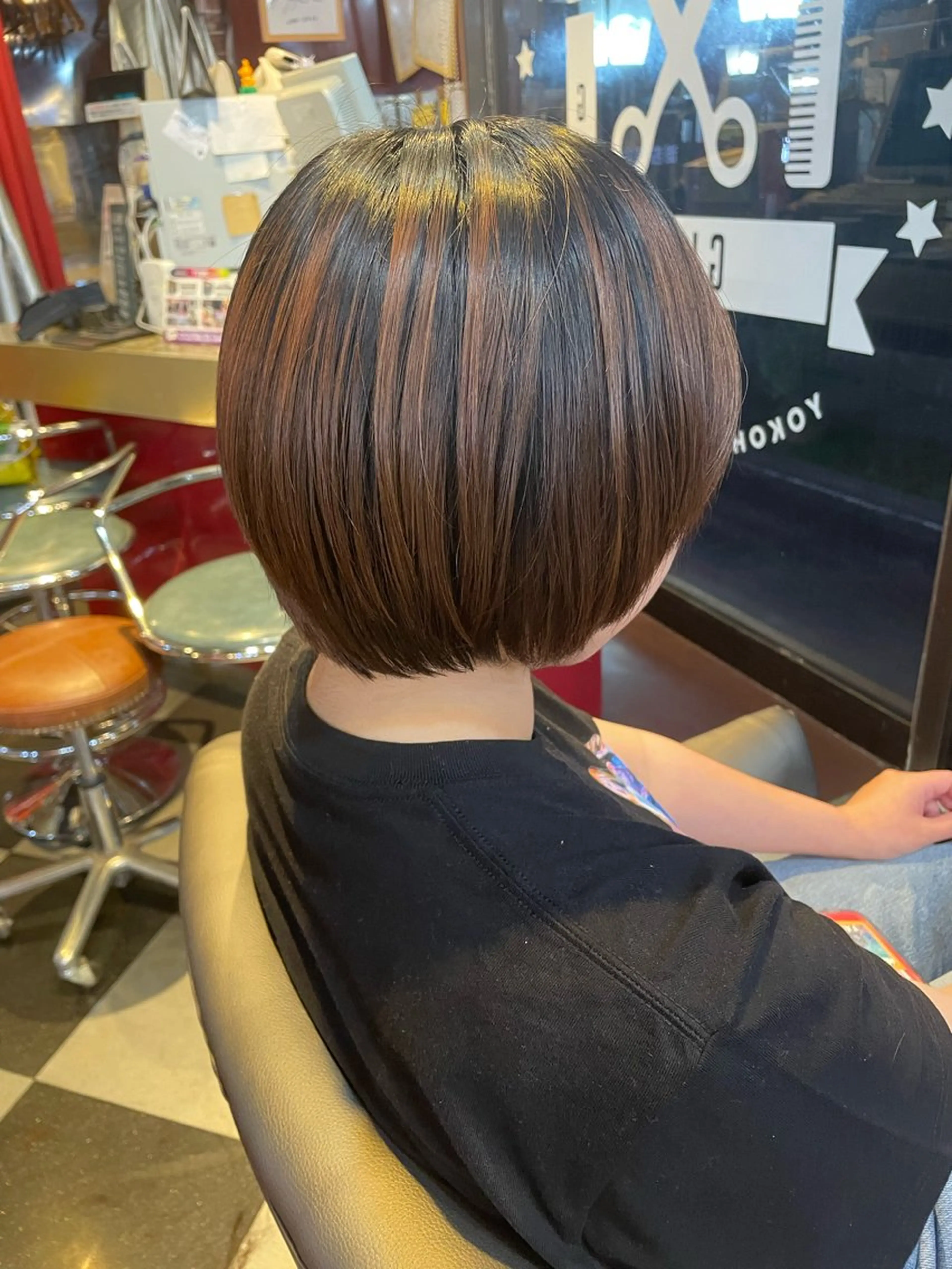 ショート ショートボブ ボブ ショートヘア トリートメント 👑派手髪/カット 👑ANRYのヘアスタイル