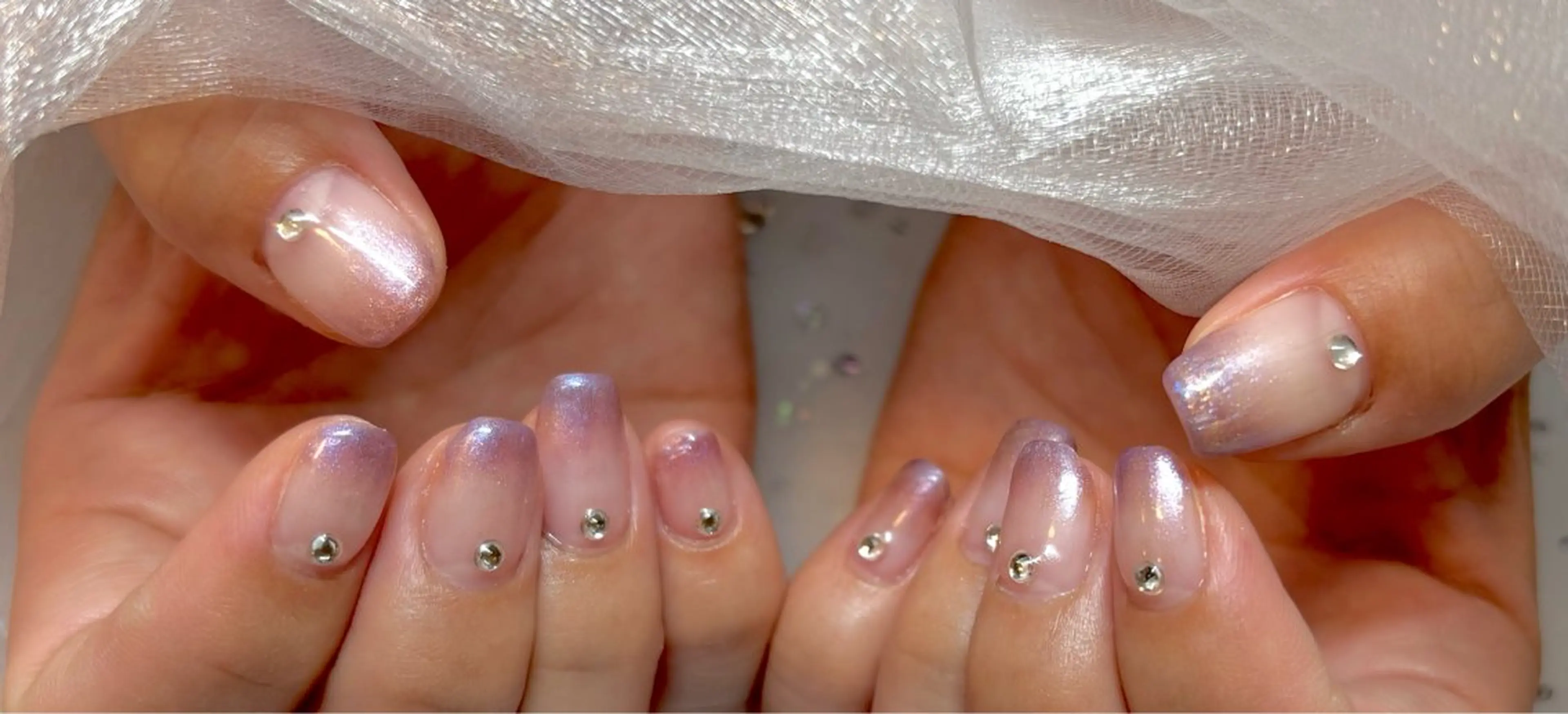 ネイル フレンチネイル グラデーション PuaMo. mikieのネイルデザイン