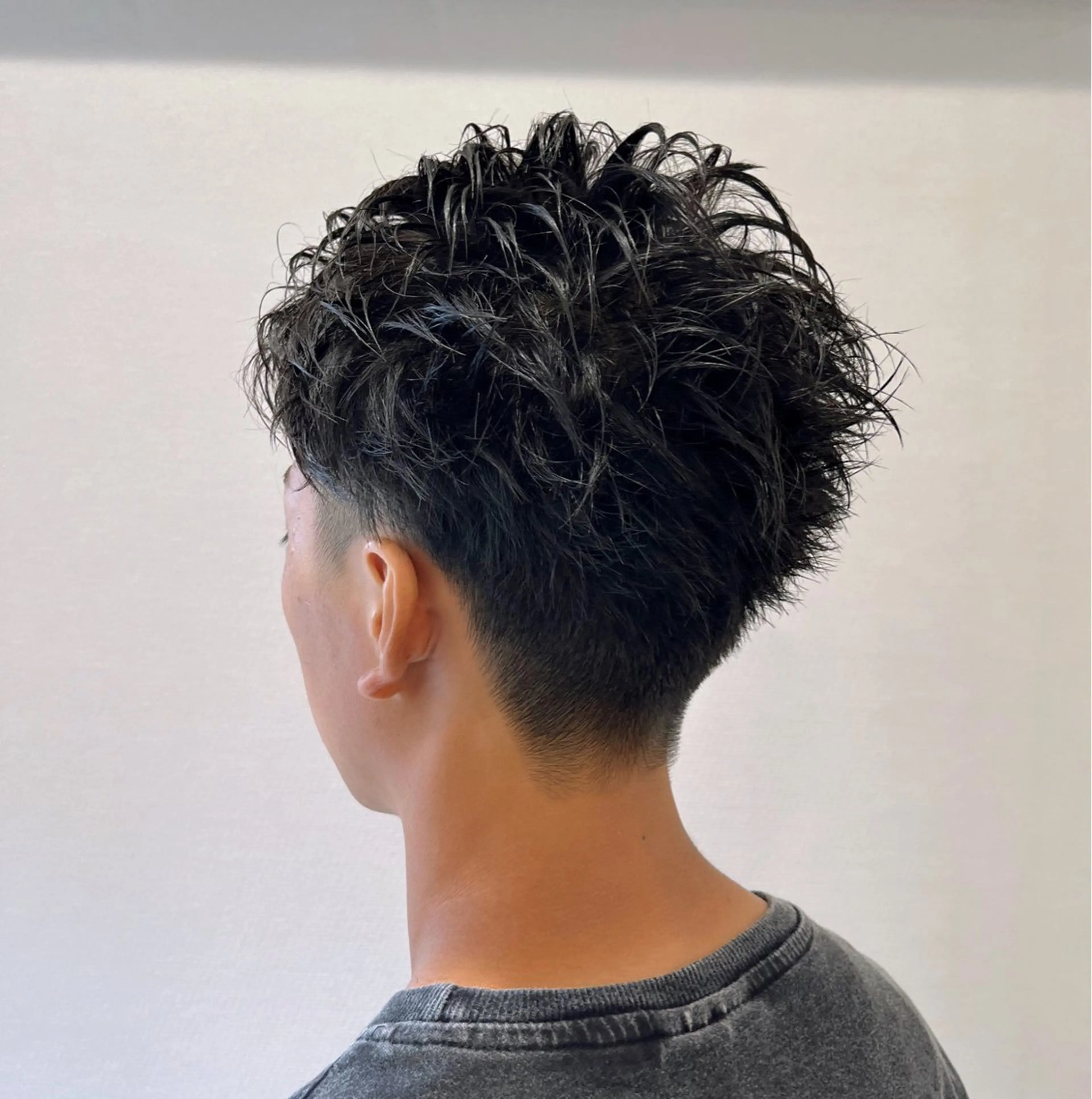 パーマ メンズ スパイキーショート 押上/ショート・ボブ /パーマ/山口卓朗のヘアスタイル