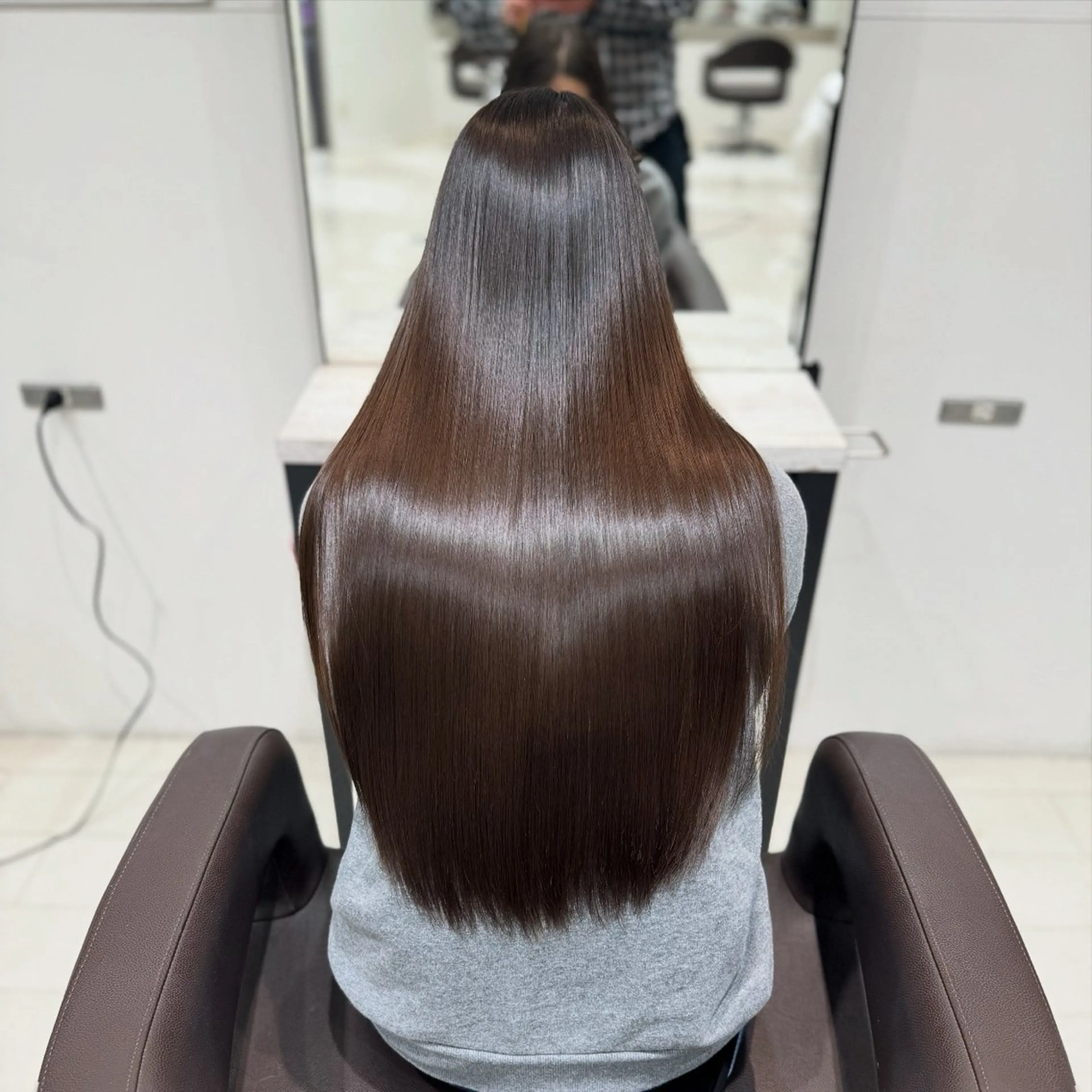 ロング カット ヘアカラー トリートメント GO TODAY 心斎橋edel店所属・白髪ぼかし/髪質 改善/KOMORIのヘアスタイル