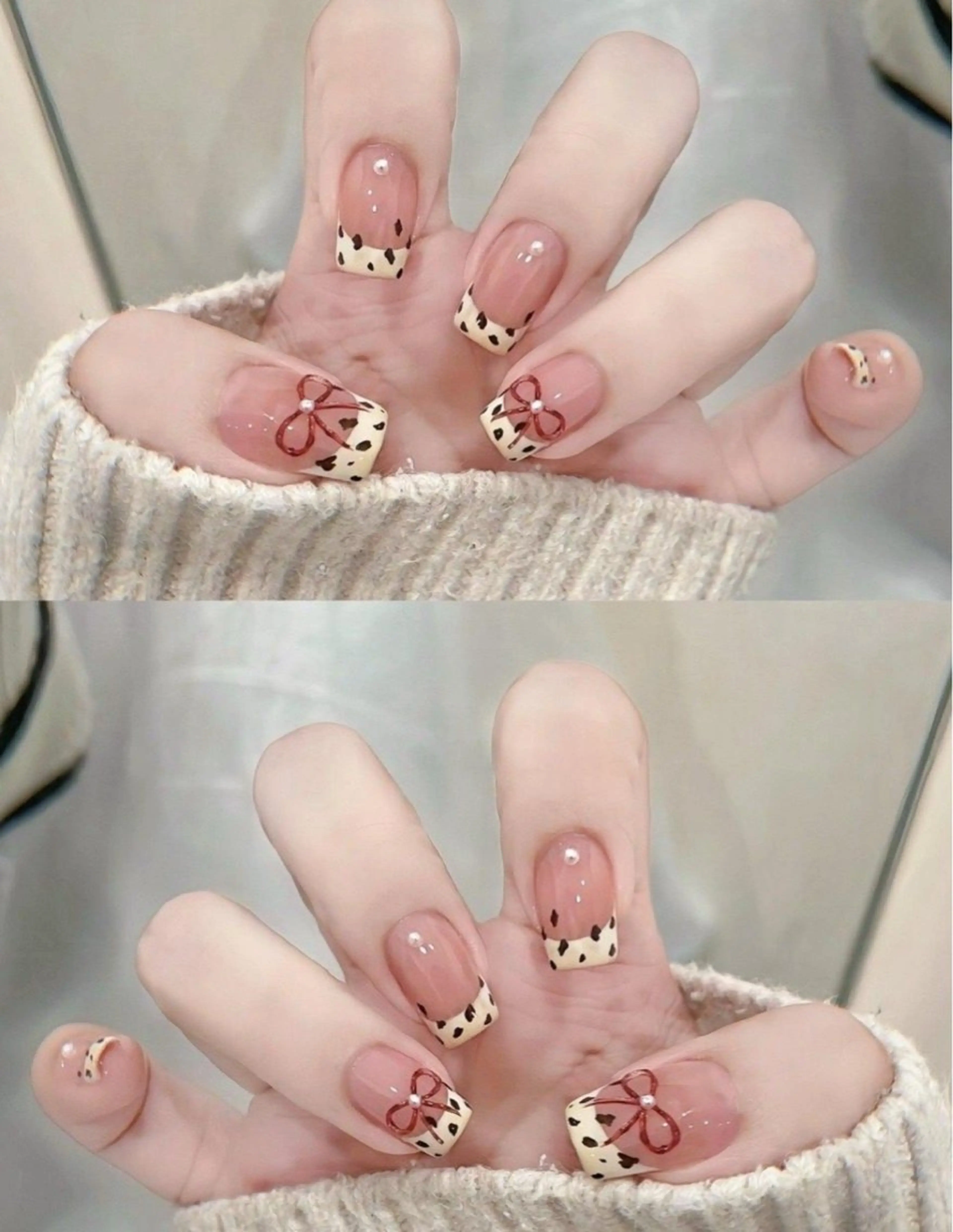 ネイル 韓国ネイル 持ち込み ニュアンスネイル ネイルチップ ハンドネイル Tini ANA.CHUOのネイルデザイン