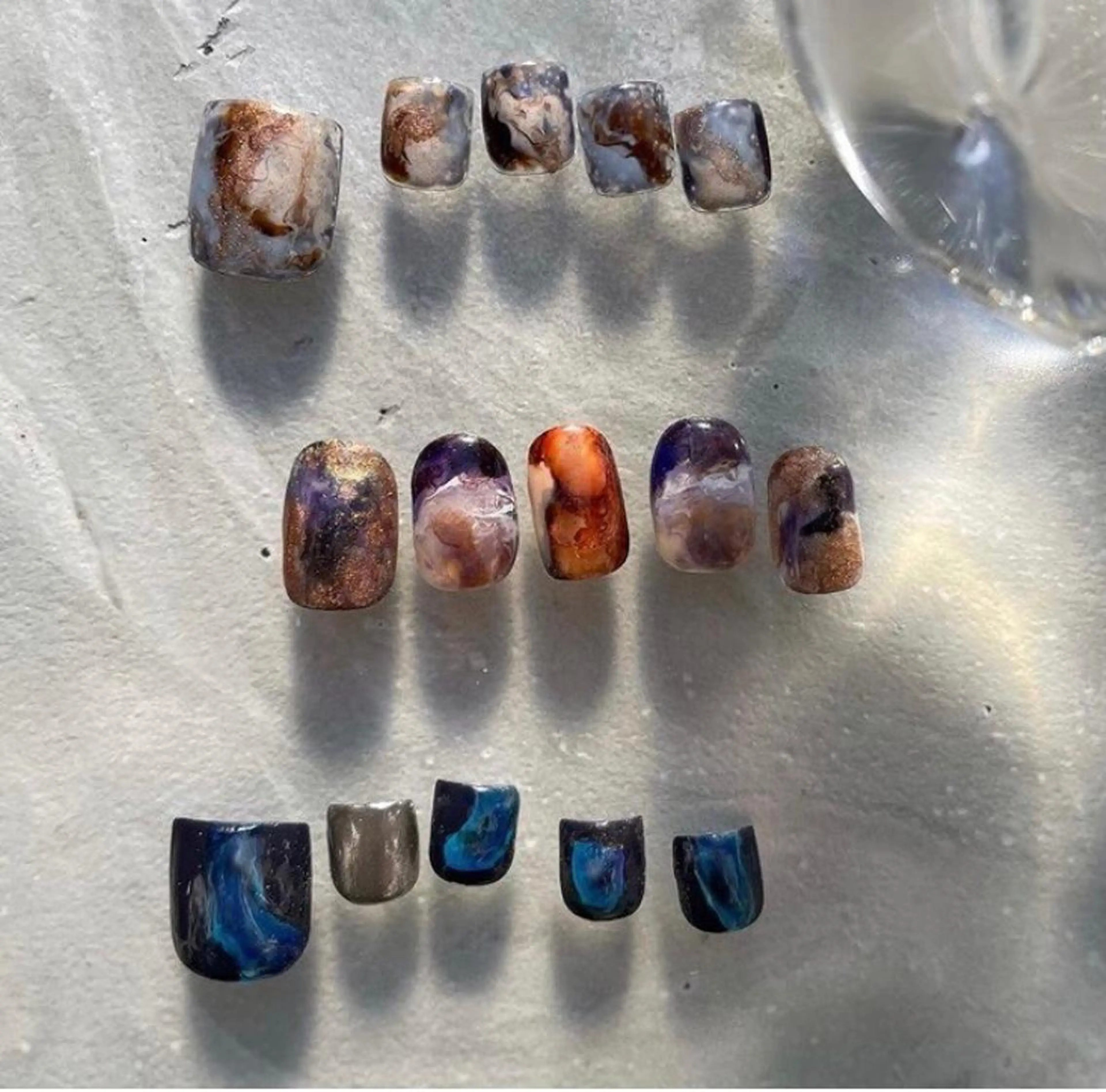 ネイル フットネイル ニュアンスネイル フットネイル パンチャパンチャ ネイルサロンのネイルデザイン