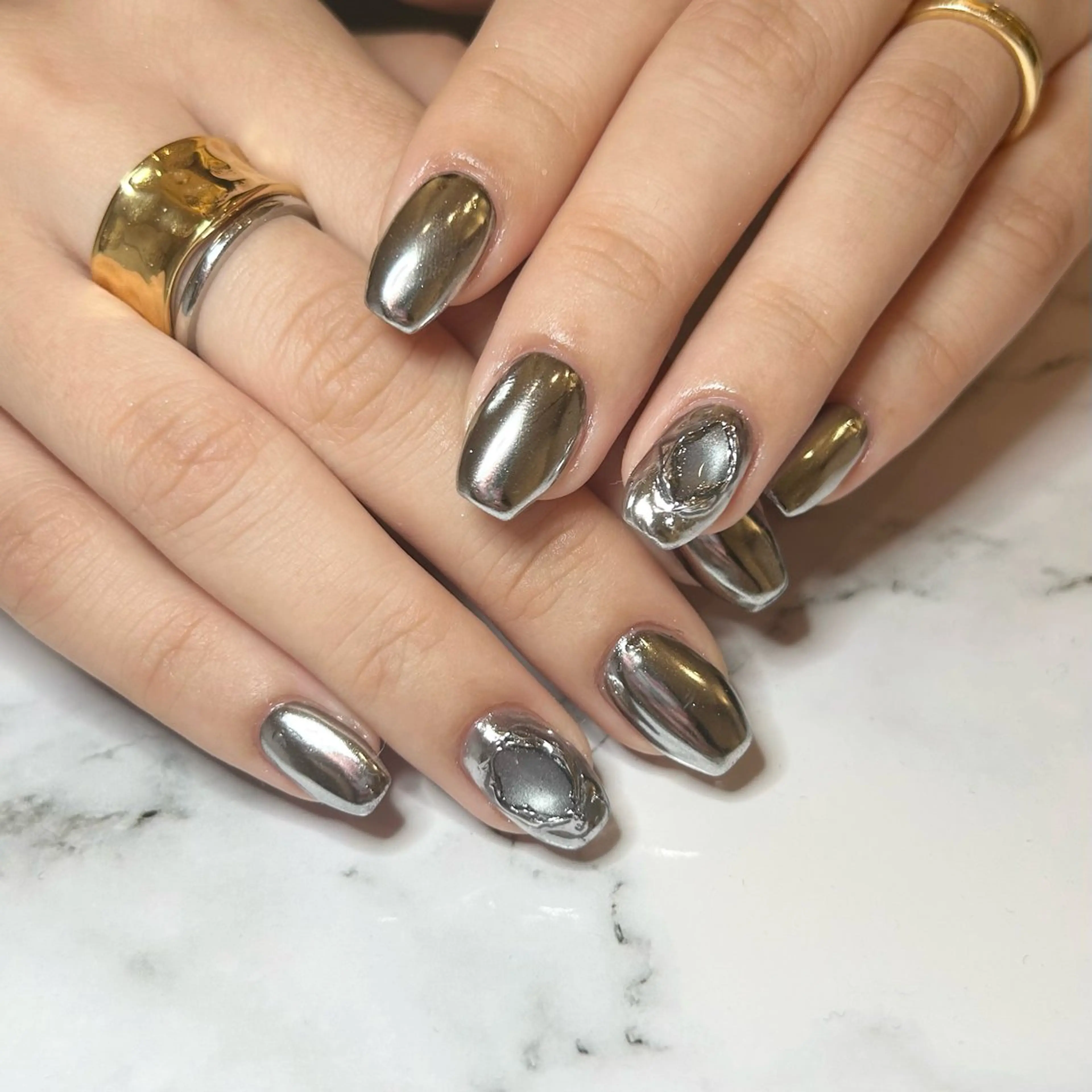 ネイル ハンドネイル ハンドケア she nail studio所属・パラジェル/スカルプ salonOerbaのネイルデザイン