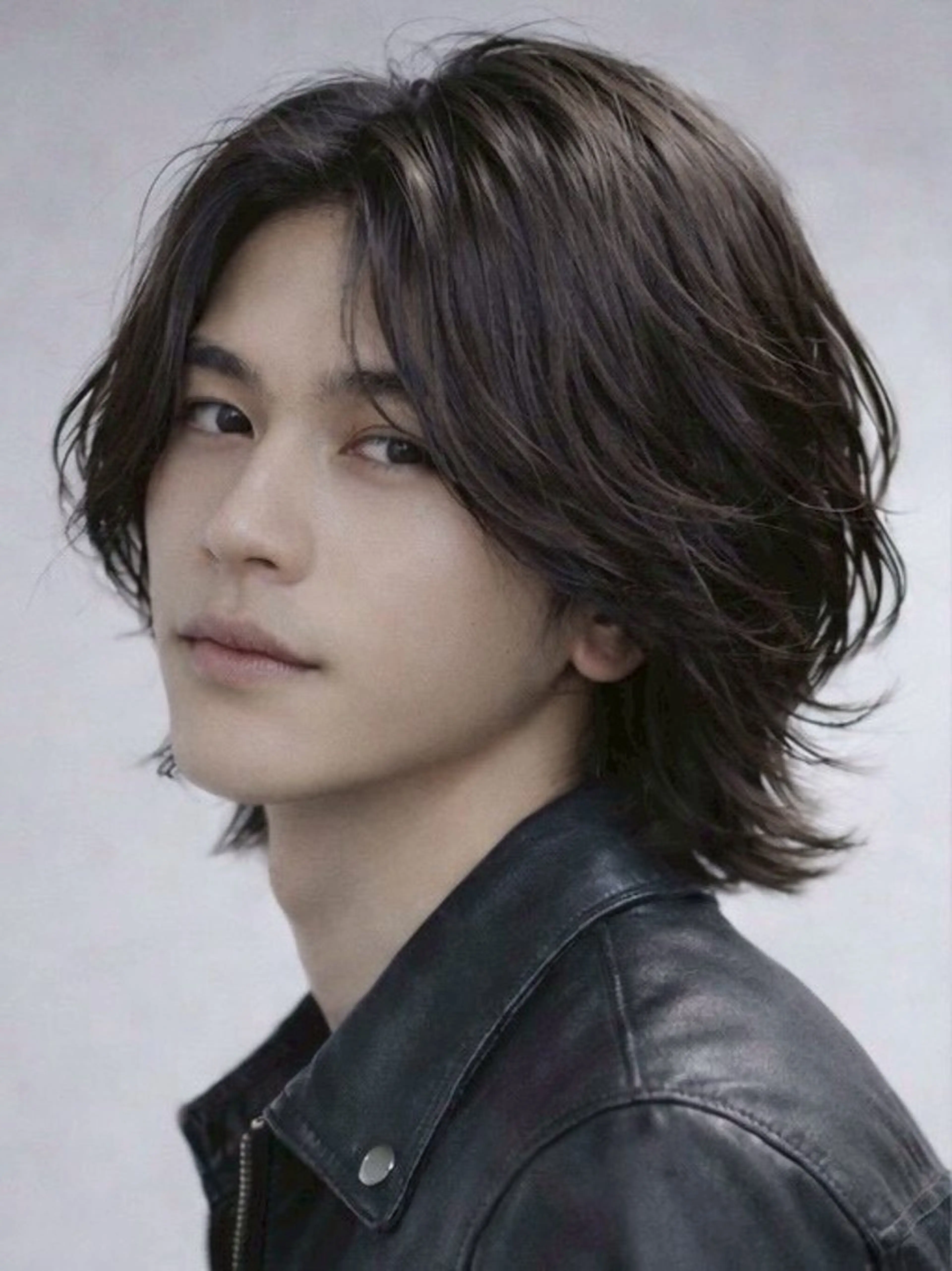 ミディアム メンズ カット ニュアンスパーマ/ 柏/メンズ/ ハルキのヘアスタイル