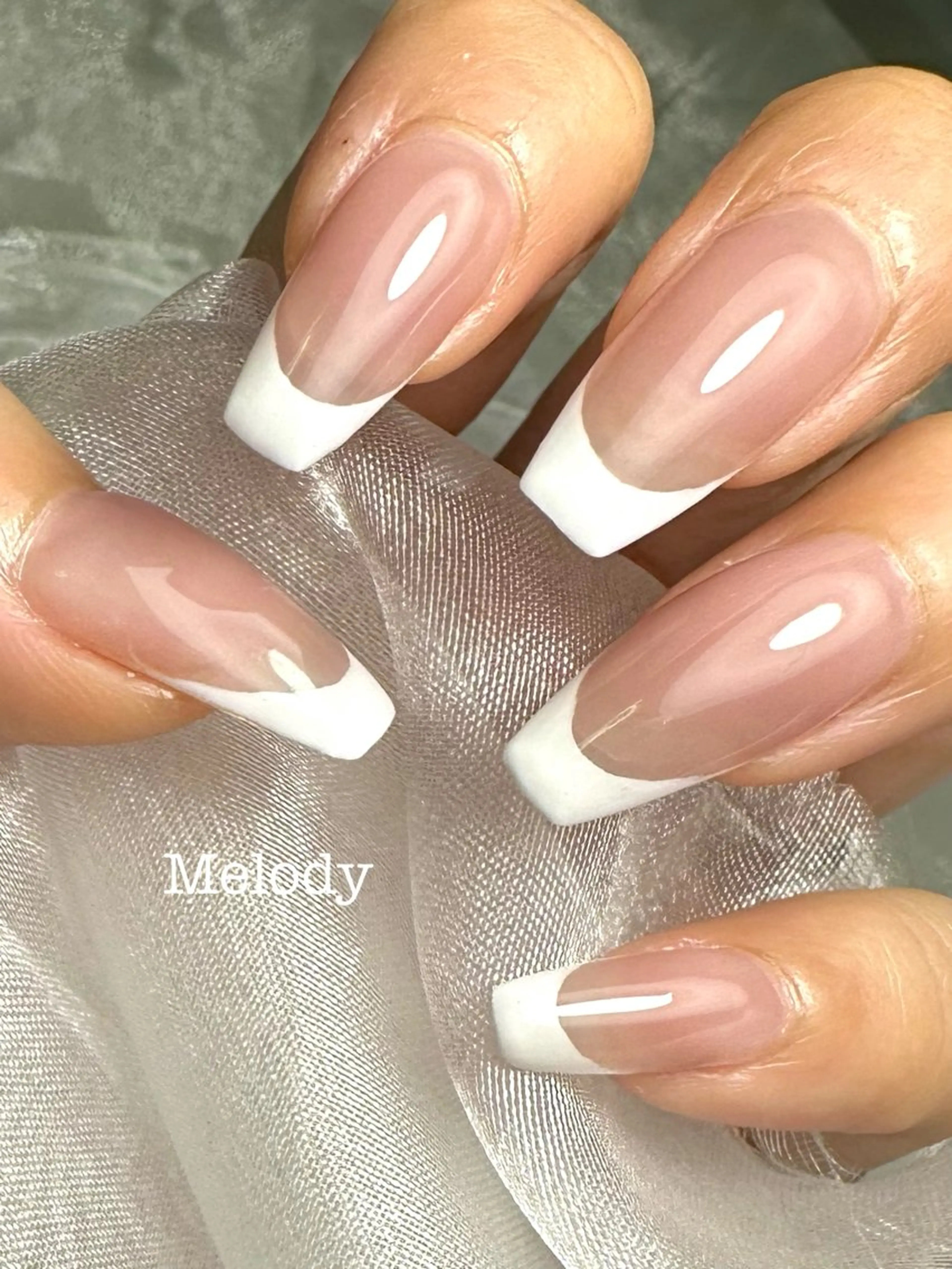 【ハンド】フレンチネイルの写真