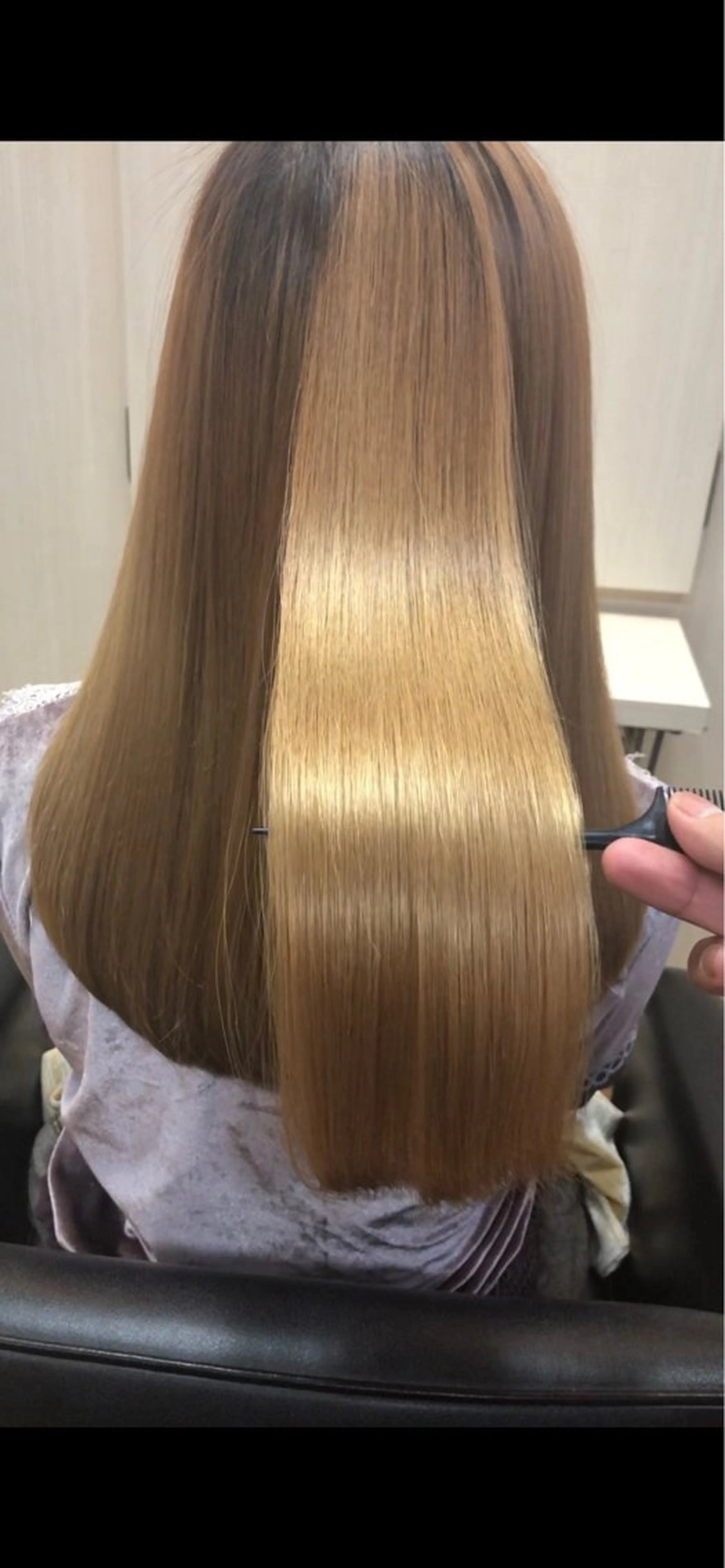 ロング カット ヘアカラー 原田 絵里華のヘアスタイル