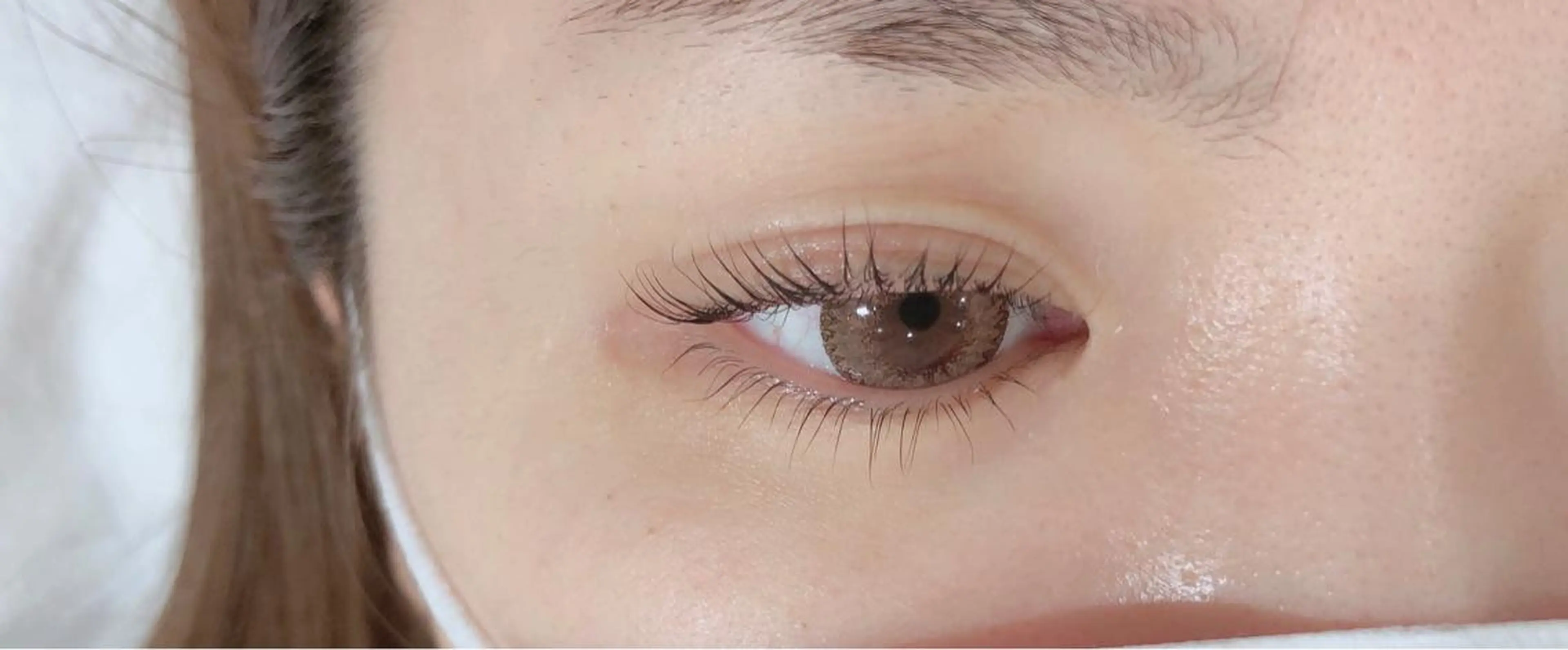 下まつ毛カール☆逆さまつ毛の矯正にもなります。の写真