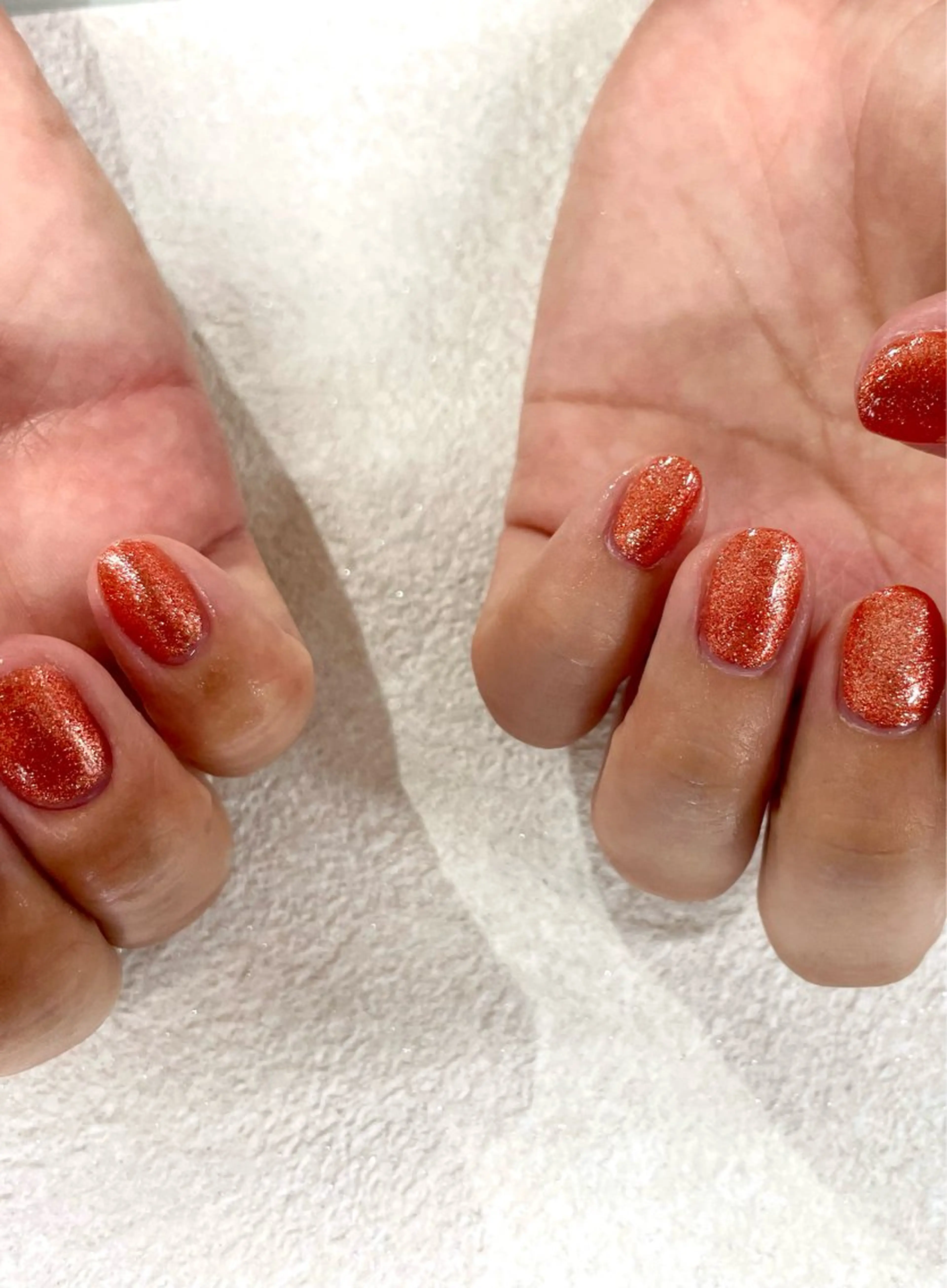 ネイル ラメ(グリッター) ワンカラーネイル petit 薄窪のネイルデザイン