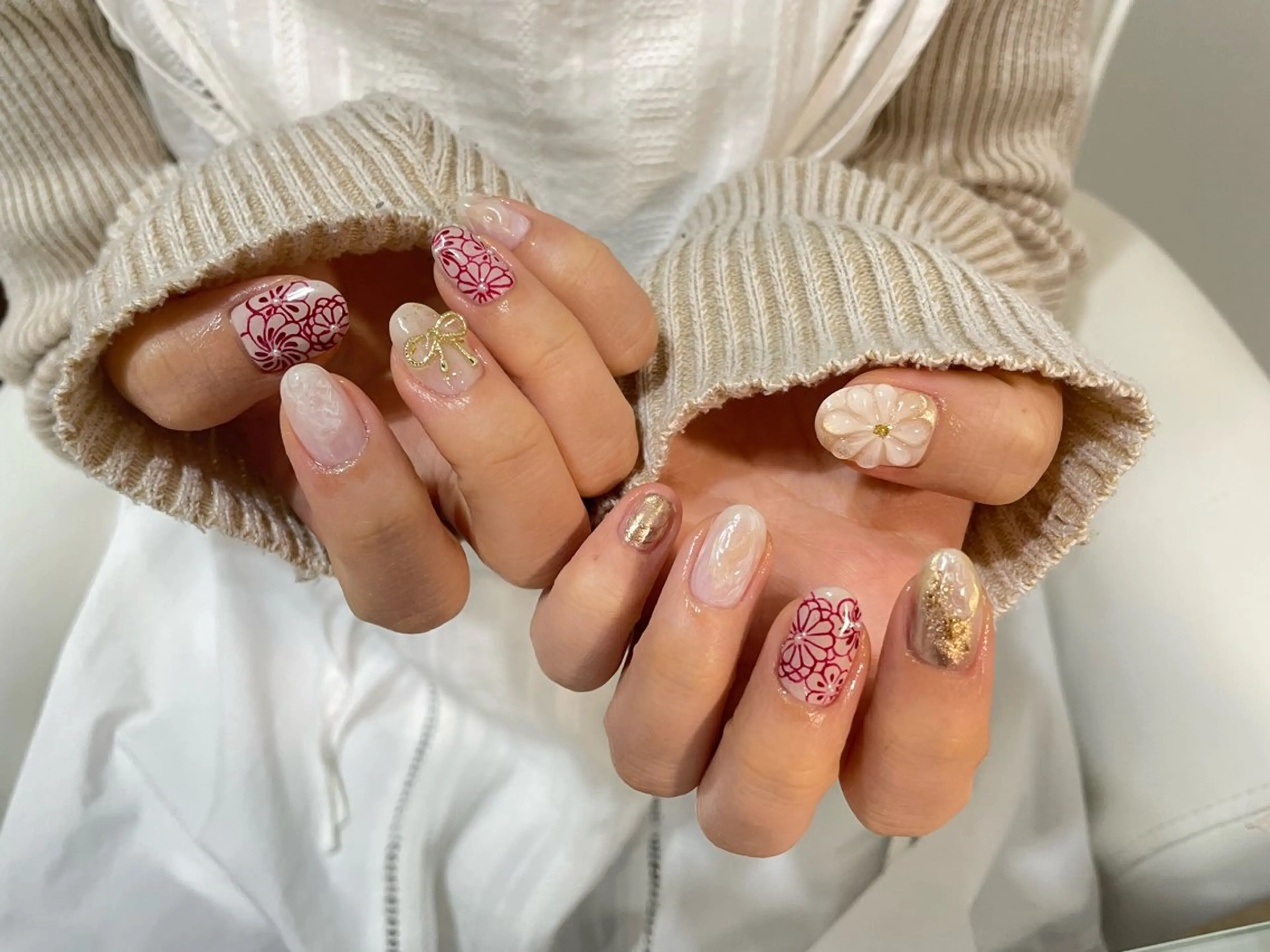 ネイル 成人式 入学式 卒業式 nail salon CIELのネイルデザイン