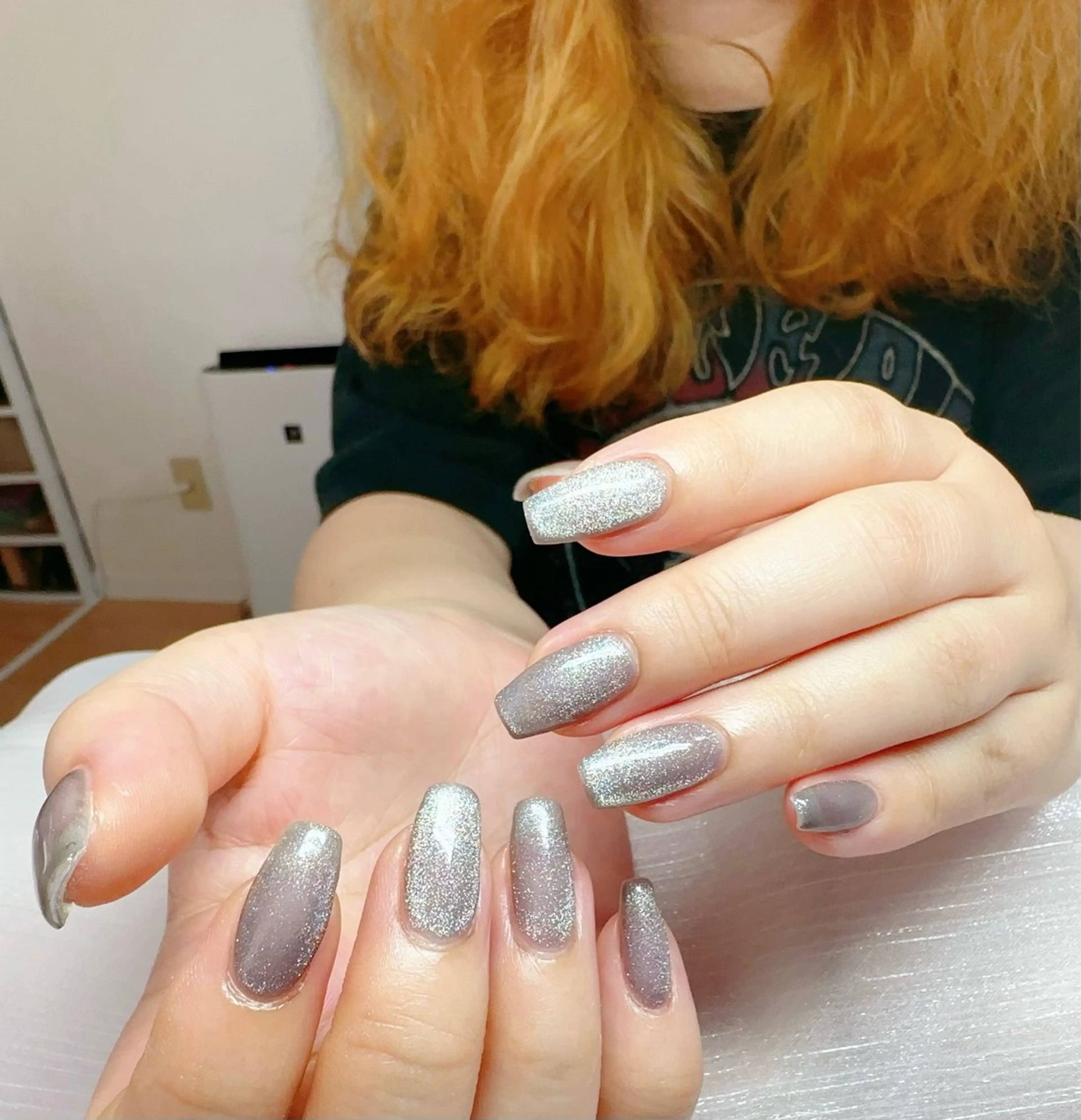 ネイル Kaka_ パラジェル、長さだしのネイルデザイン