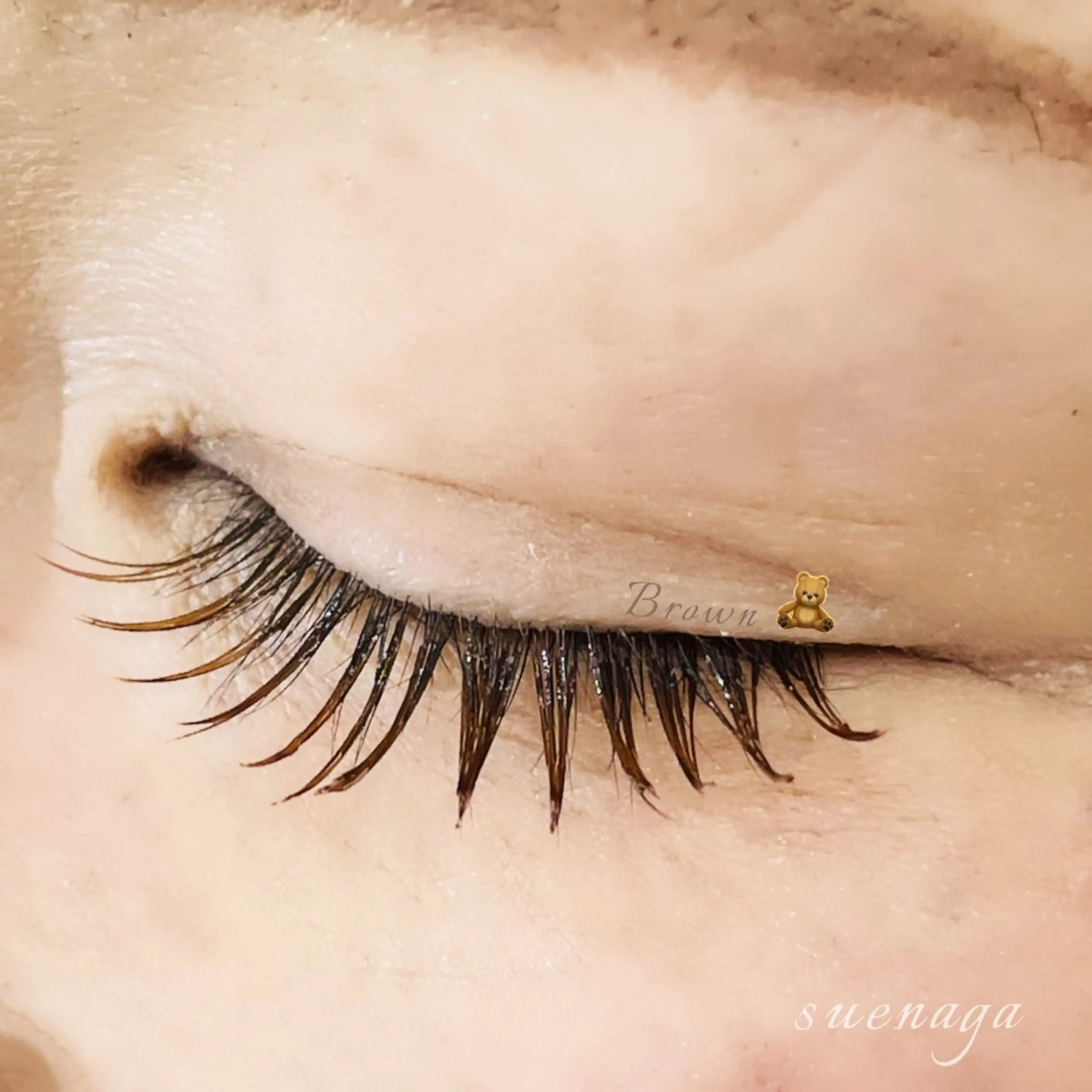 マツエク・マツパ カラーマツエク Kahala⛱️ Suenagaのマツエク・マツパデザイン