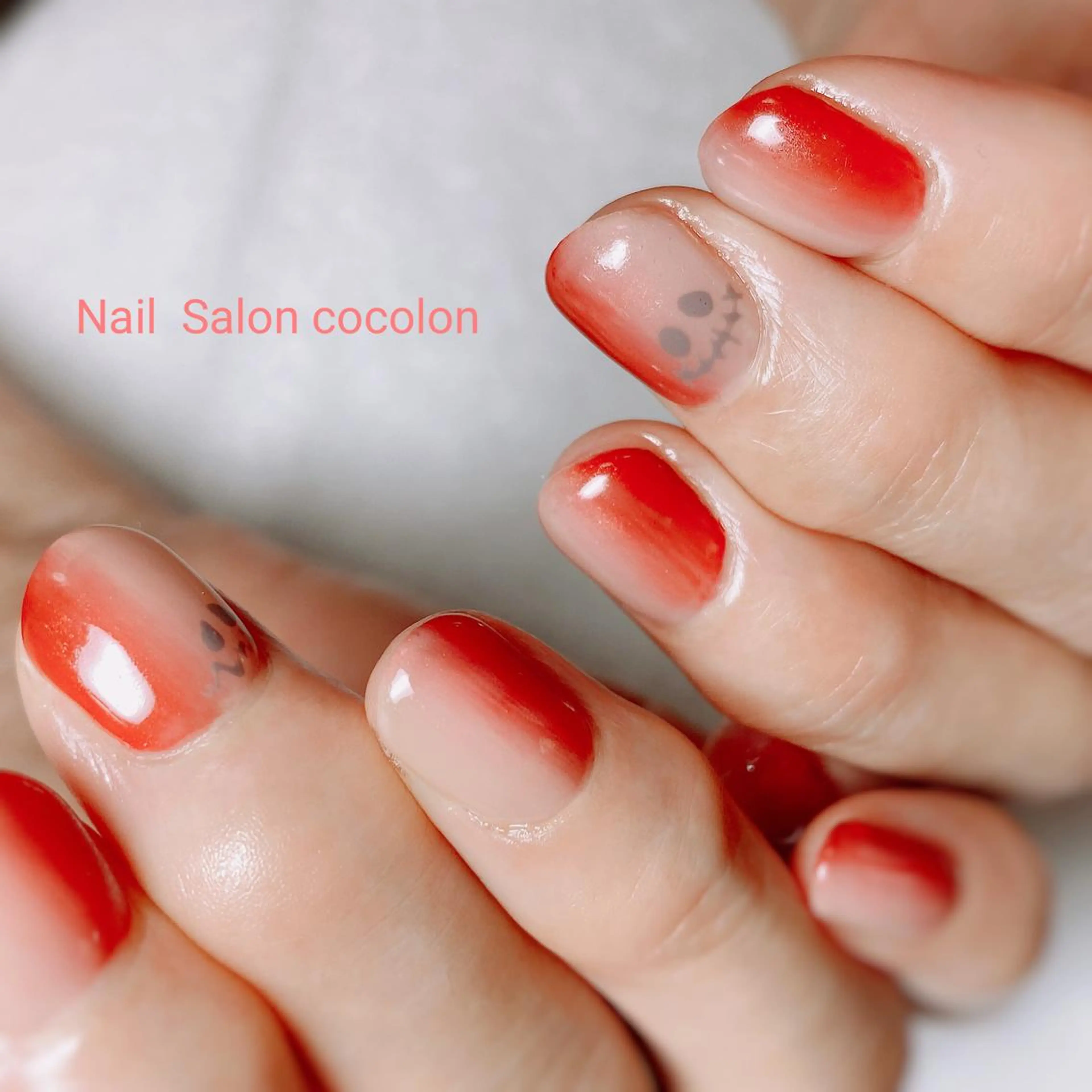 ネイル アートネイル グラデーション 柴崎 美幸のネイルデザイン