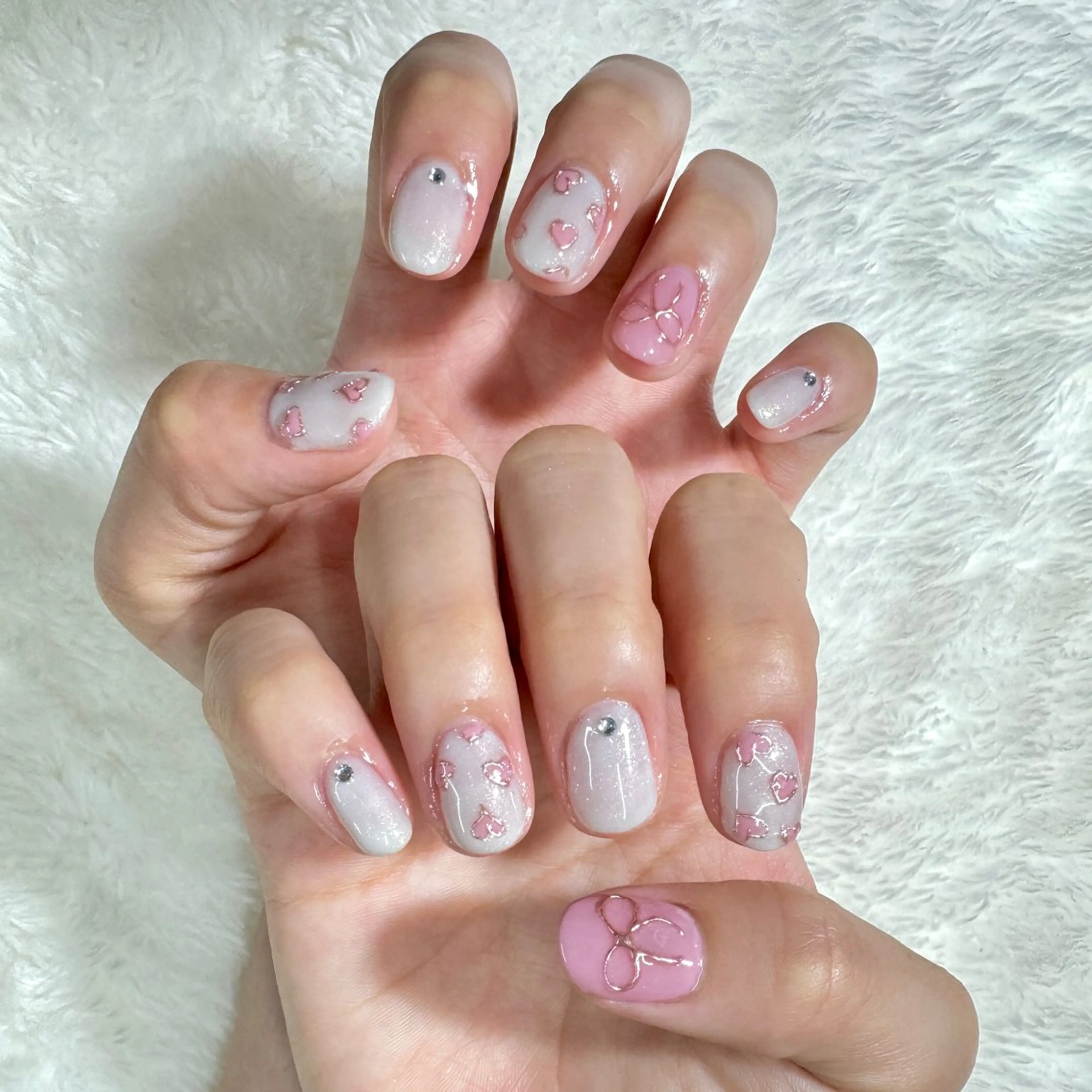 ネイル リボン private nail salon ODD所属・Private Salon ODDのネイルデザイン