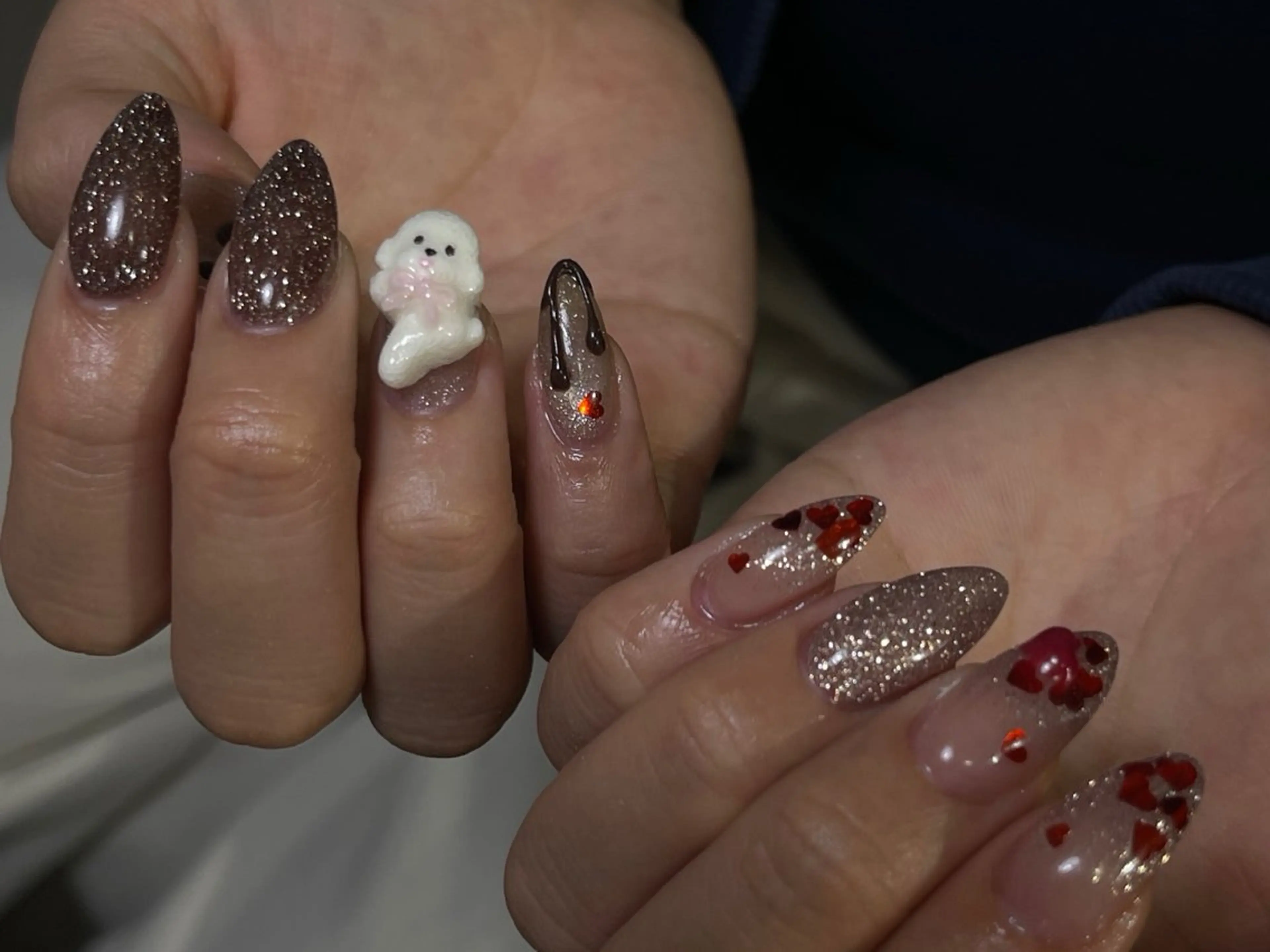 ネイル ハンドネイル ハンドケア nail salon kukuna所属・ワンホン/韓国 nail 大阪アメ村のネイルデザイン