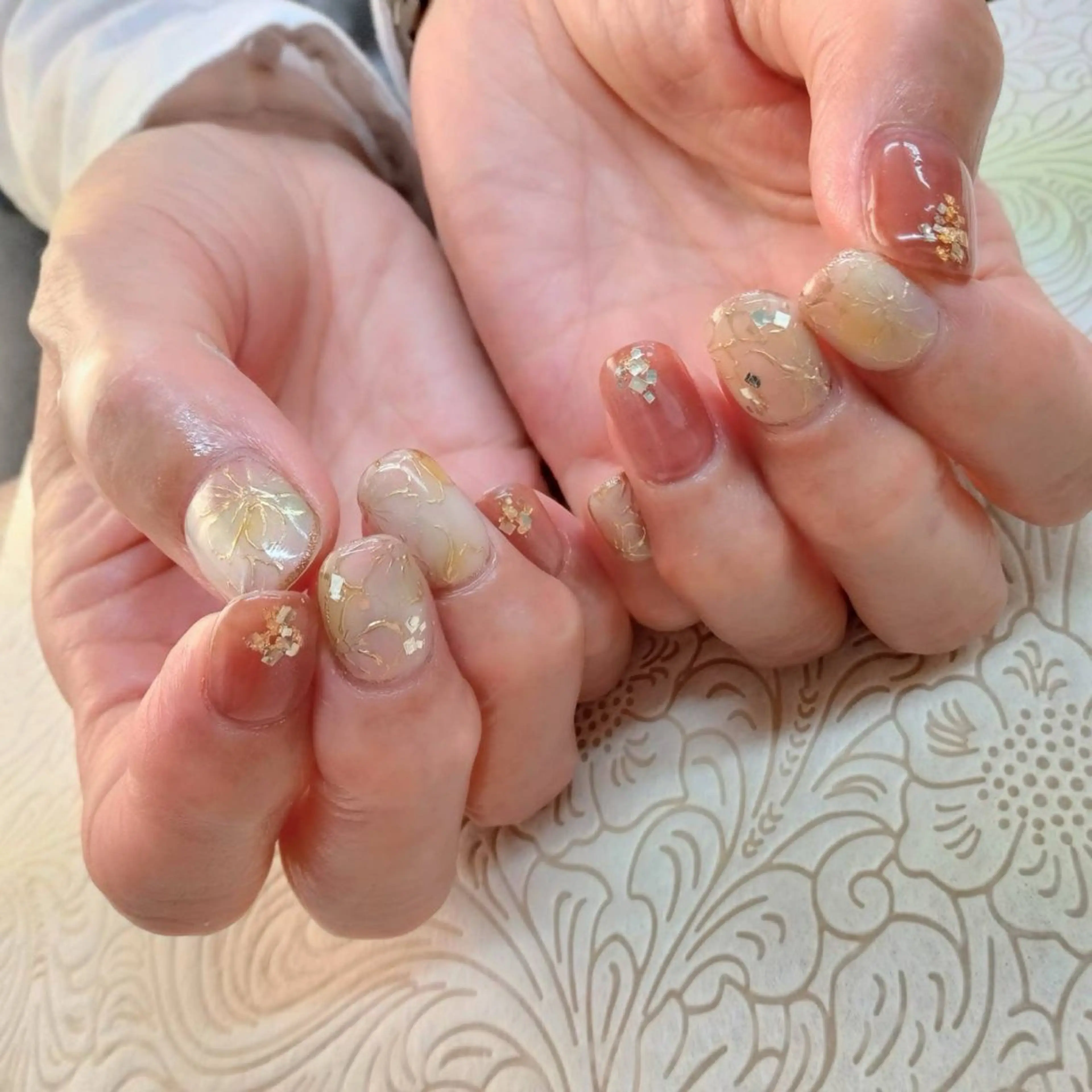 ネイル フラワーネイル precious nail room所属・precious nail roomのネイルデザイン