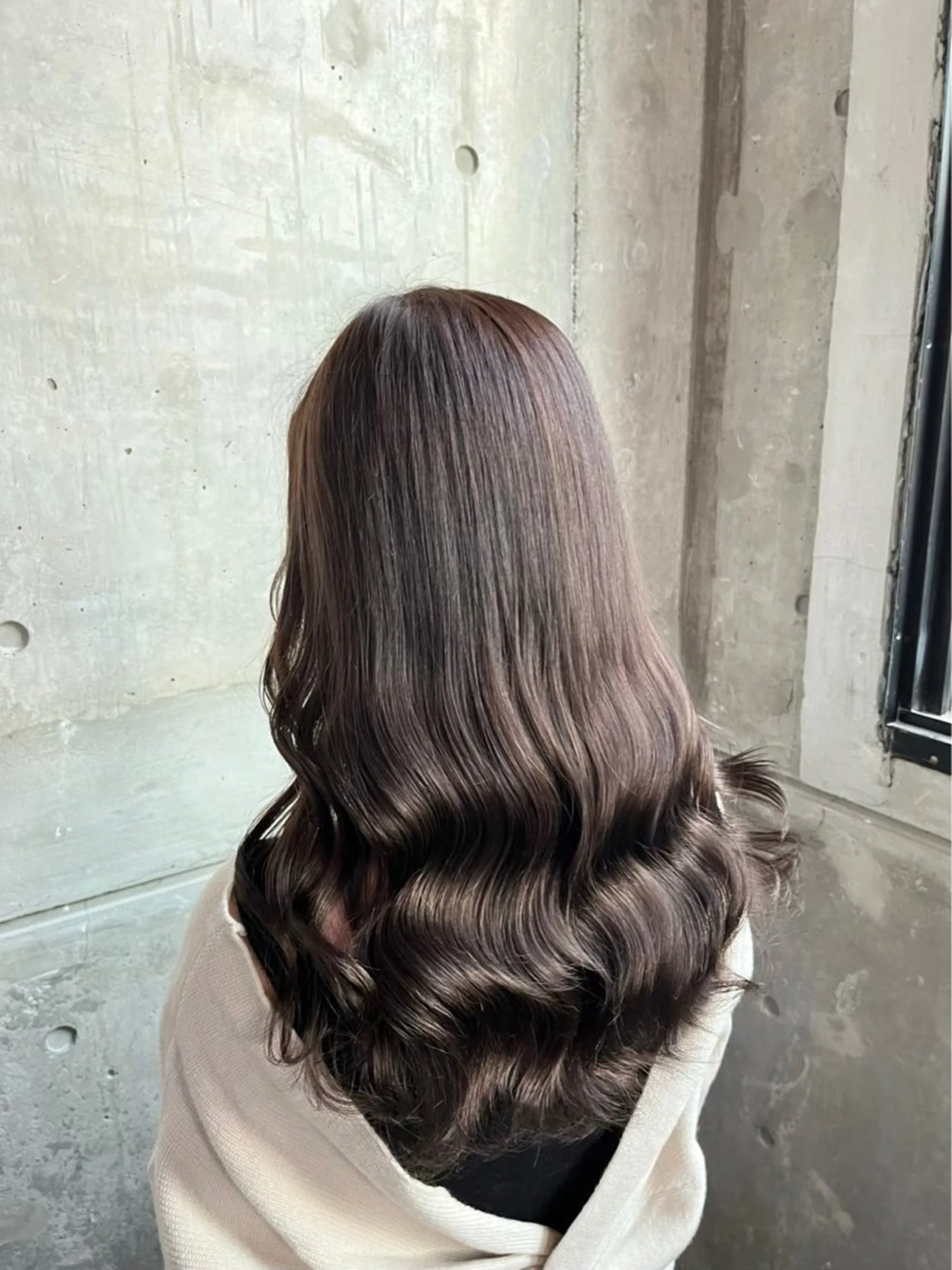 ロング カラー BABY 艶髪暗髪ヘア💖達人のヘアスタイル