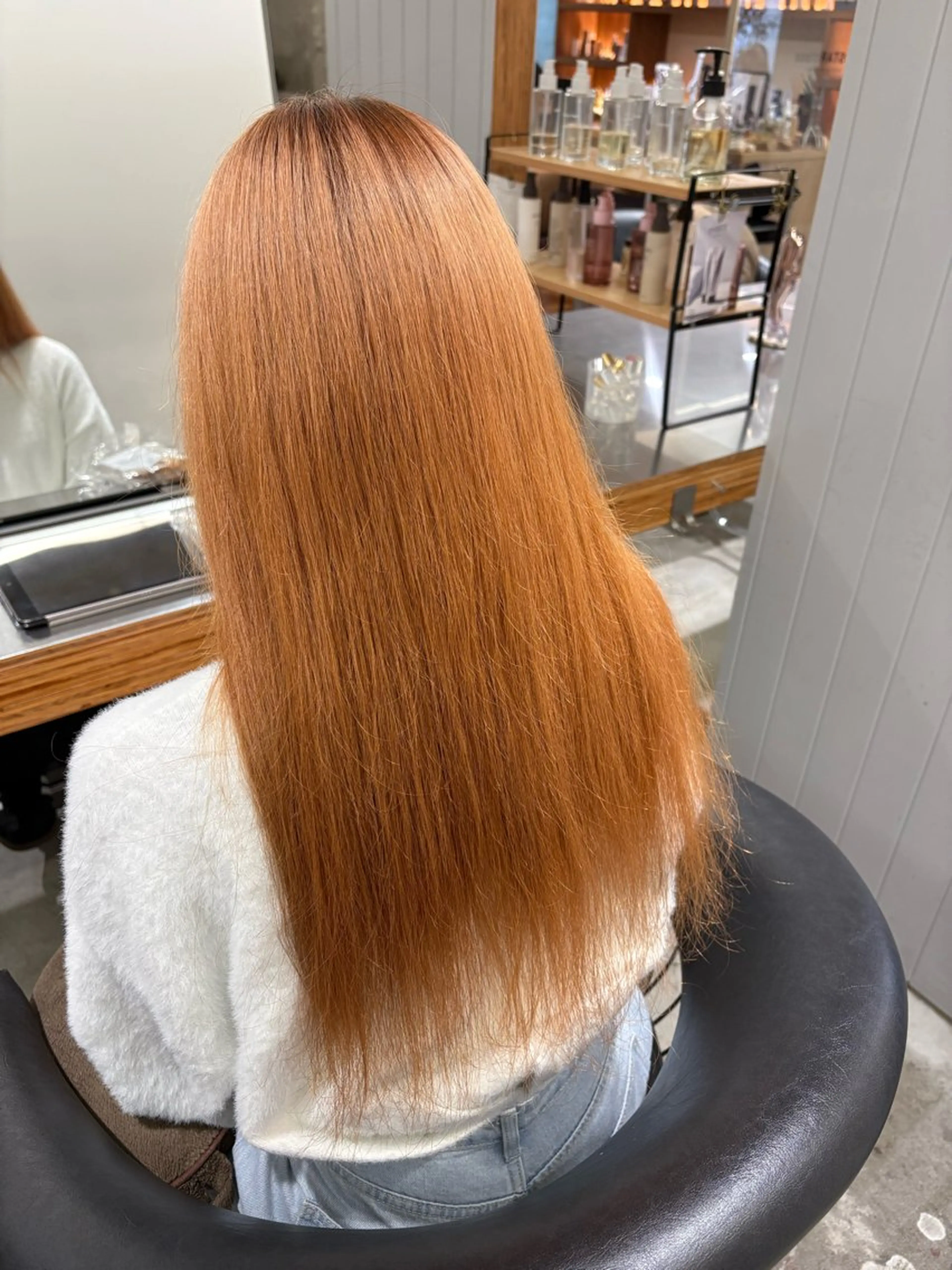 縮毛矯正 長谷川 結奈のヘアスタイル