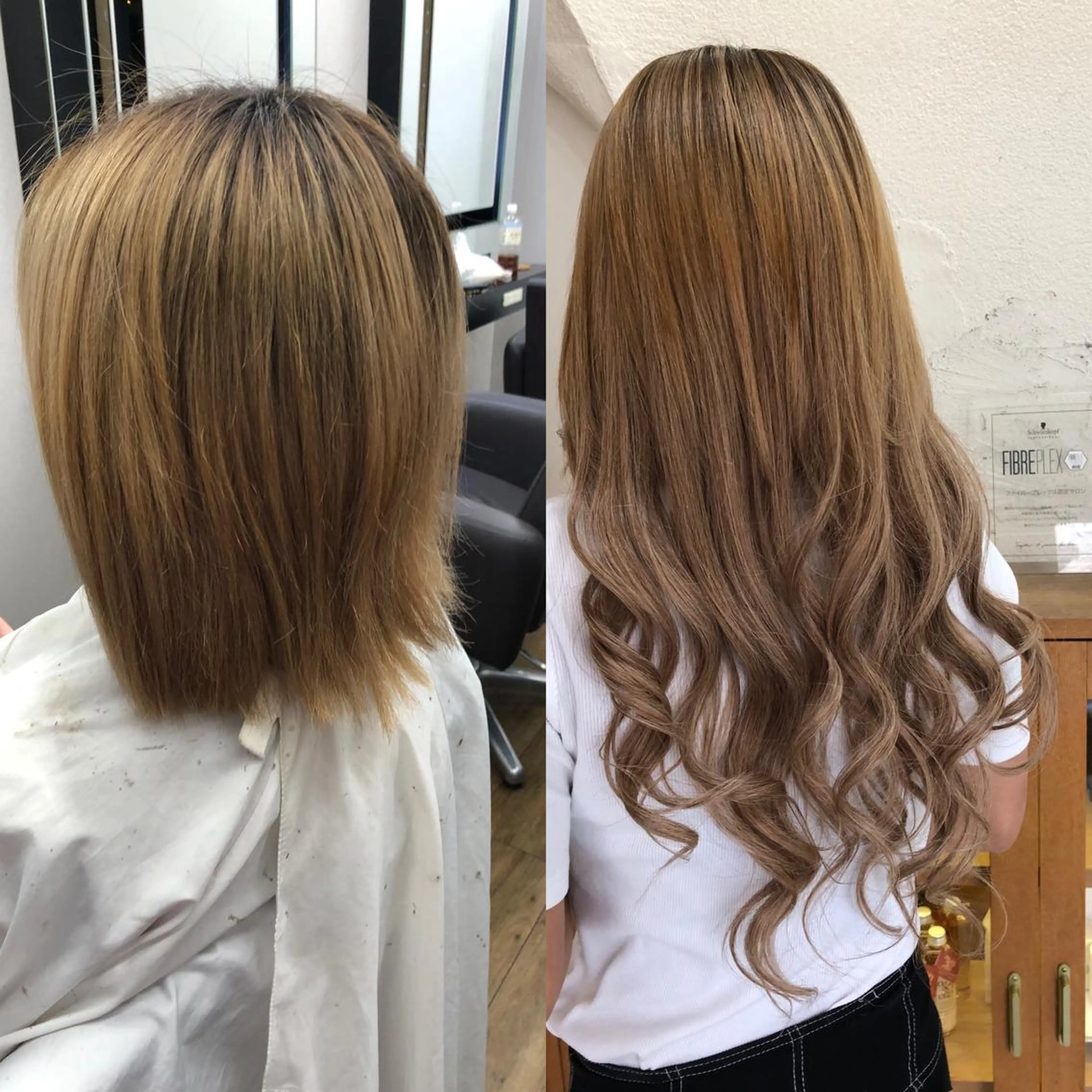ロング ヘアアレンジ シールエクステ ボブ エクステ ハイライト レイヤーカット カット パーマ エクステ ヘッドスパ alpha. カラーエクステ下妻のヘアスタイル